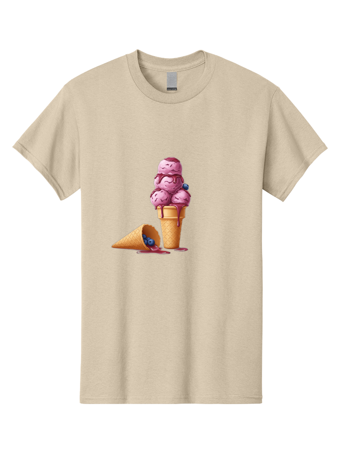 Blueberry-Ice-Cream Men'S Graphic Tee, 100% Cotton, Comfortable Casual Summer Wear, Machine Washable, Vintage Camera, Old Camera, Antique Camera, Black Camera, Classic Photography, Photography Equipment, Nostalgic Device, Film Camera, Baj338