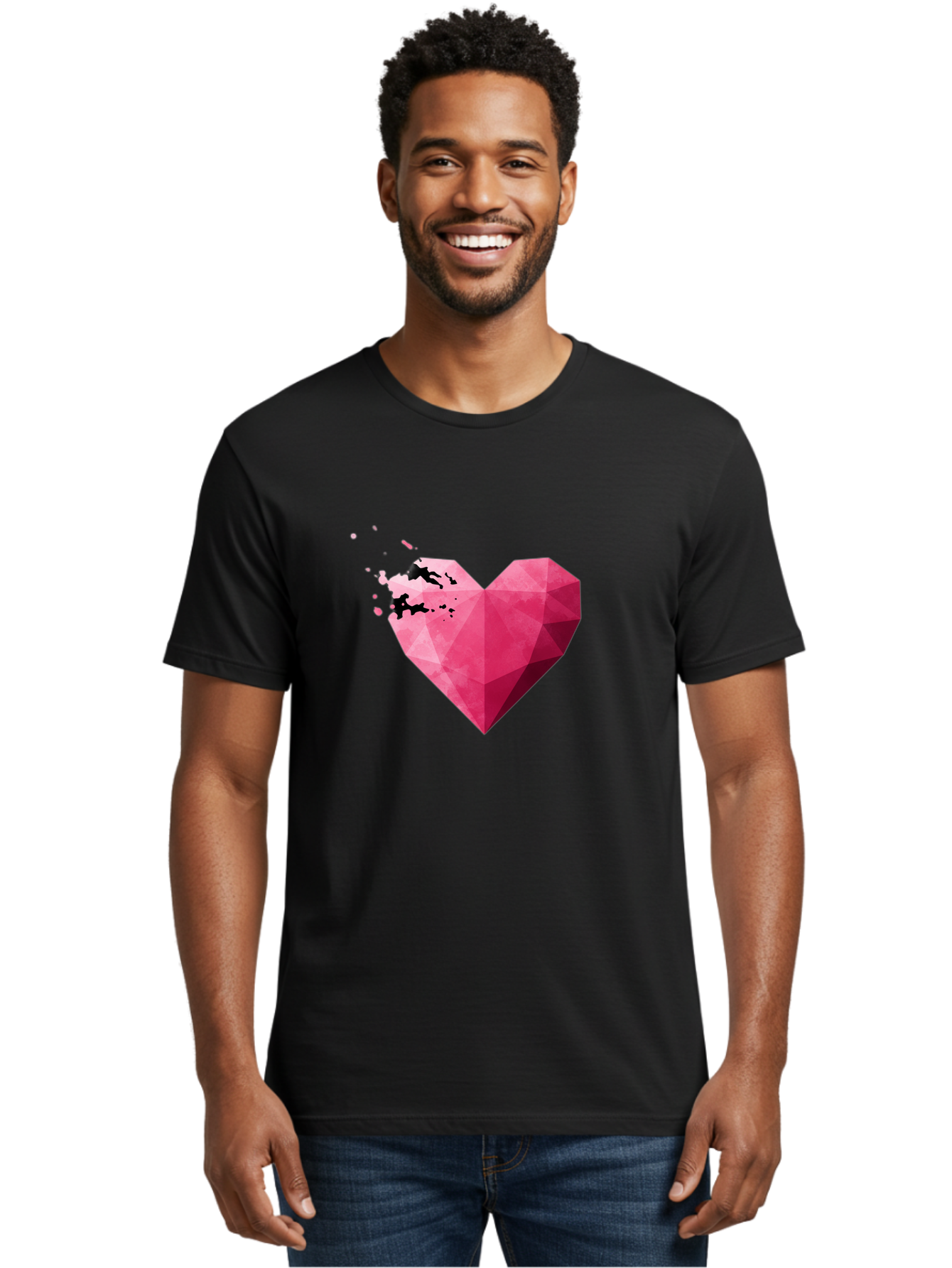 Broken-Heart-1 Men'S Graphic Tee, 100% Cotton, Comfortable Casual Summer Wear, Machine Washable, Vintage Camera, Old Camera, Antique Camera, Black Camera, Classic Photography, Photography Equipment, Nostalgic Device, Film Camera, Camera Art Baj343