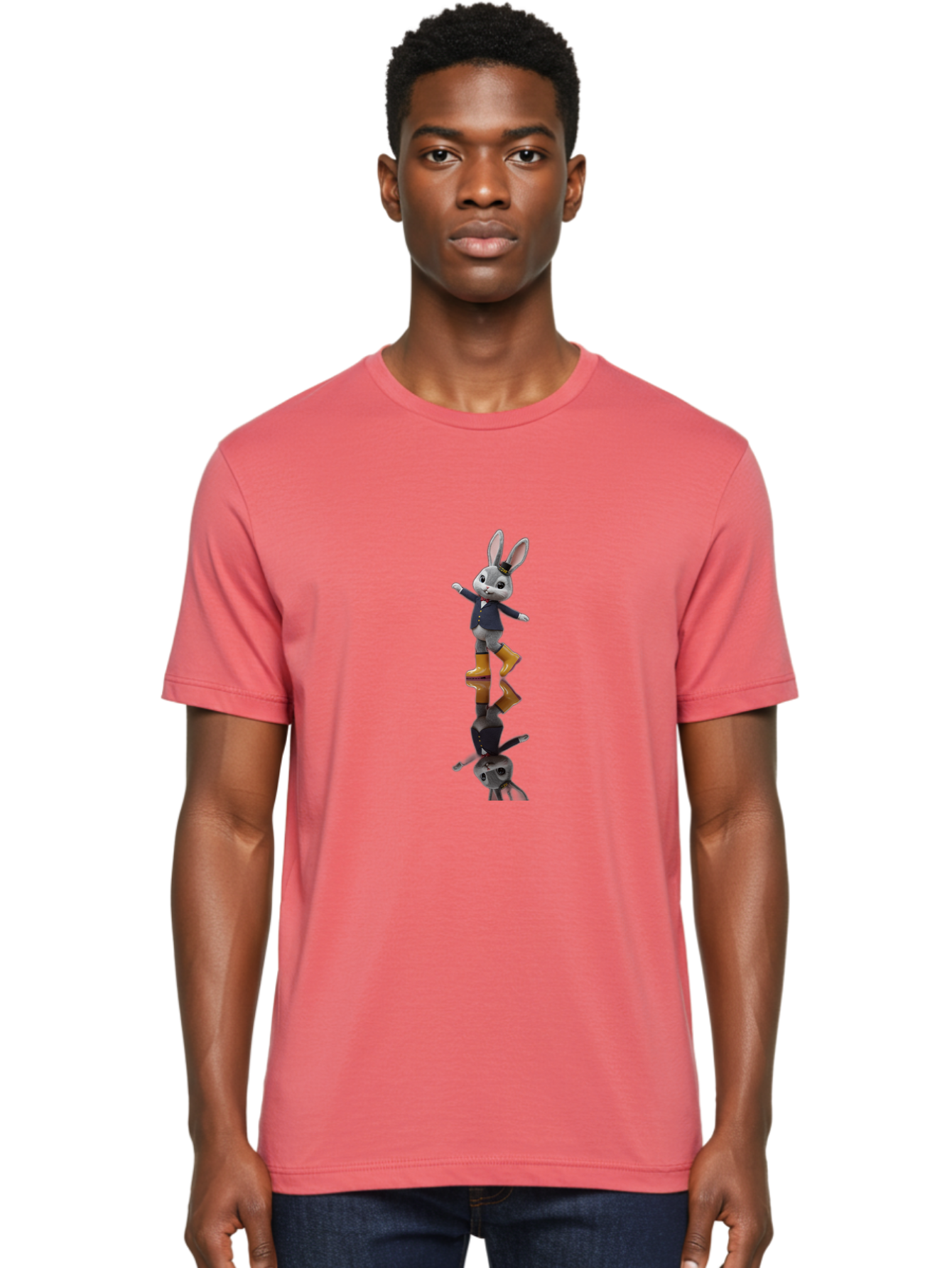 Bunny-1 Men'S Graphic Tee, 100% Cotton, Comfortable Casual Summer Wear, Machine Washable, Vintage Camera, Old Camera, Antique Camera, Black Camera, Classic Photography, Photography Equipment, Nostalgic Device, Film Camera, Camera Art Baj346