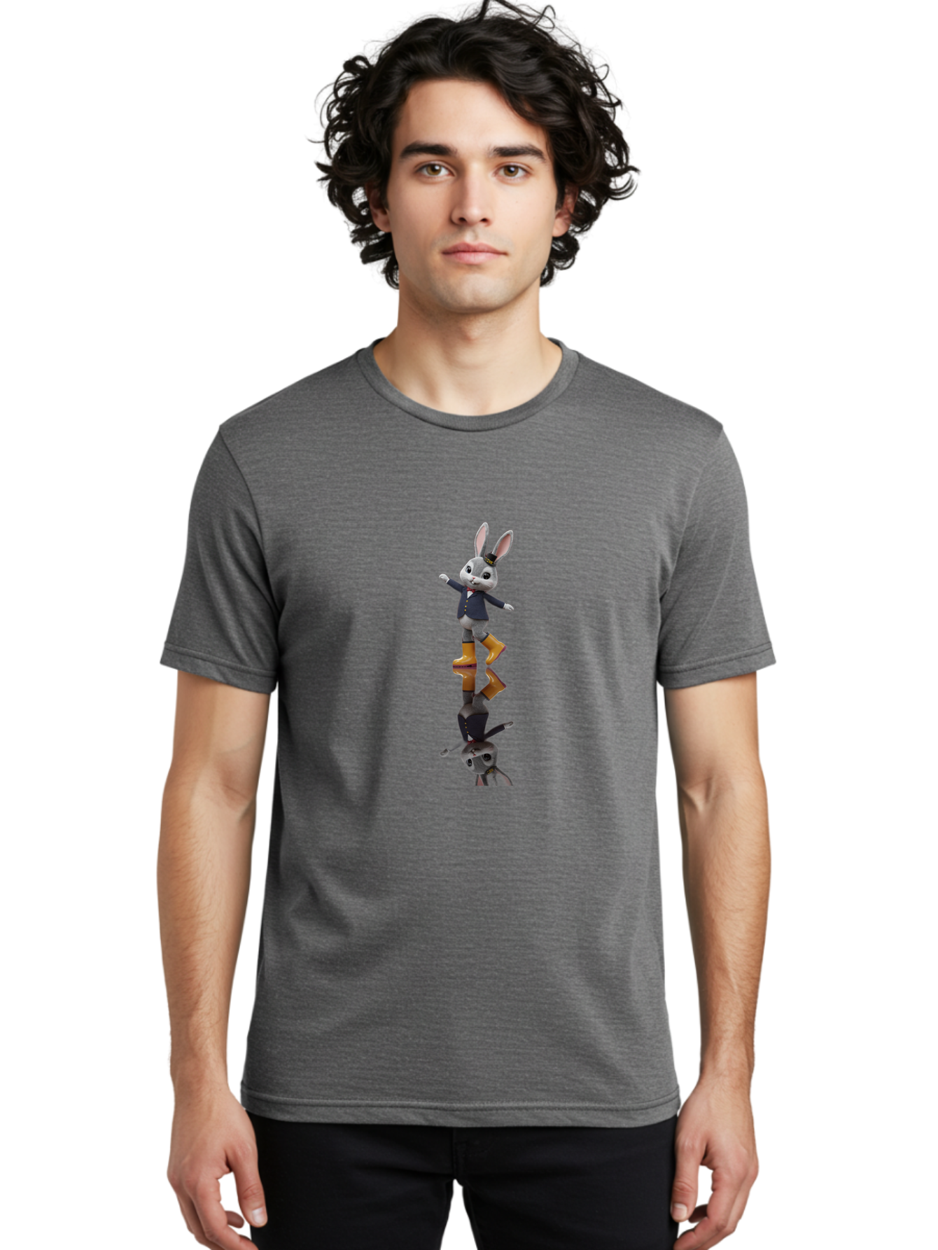 Bunny-1 Men'S Graphic Tee, 100% Cotton, Comfortable Casual Summer Wear, Machine Washable, Vintage Camera, Old Camera, Antique Camera, Black Camera, Classic Photography, Photography Equipment, Nostalgic Device, Film Camera, Camera Art Baj346
