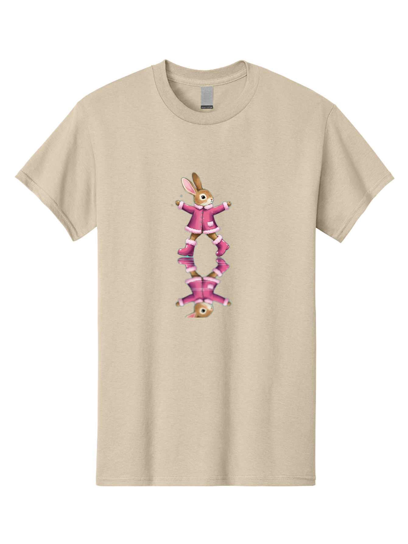 Bunny-In-Pink-Jacket Men'S Graphic Tee, 100% Cotton, Comfortable Casual Summer Wear, Machine Washable, Vintage Camera, Old Camera, Antique Camera, Black Camera, Classic Photography, Photography Equipment, Nostalgic Device, Film Camera, Baj347