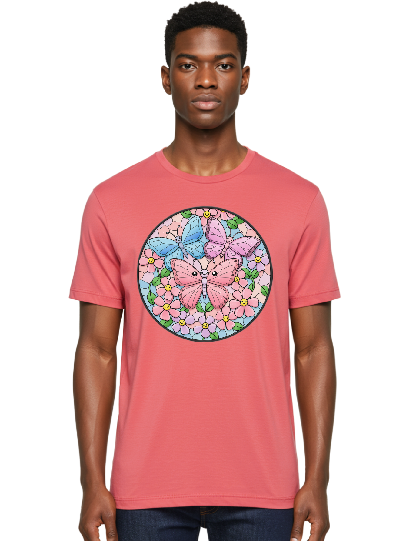 Butterflies-And-Flowers Men'S Graphic Tee, 100% Cotton, Comfortable Casual Summer Wear, Machine Washable, Vintage Camera, Old Camera, Antique Camera, Black Camera, Classic Photography, Photography Equipment, Nostalgic Device, Film Camera, Baj350