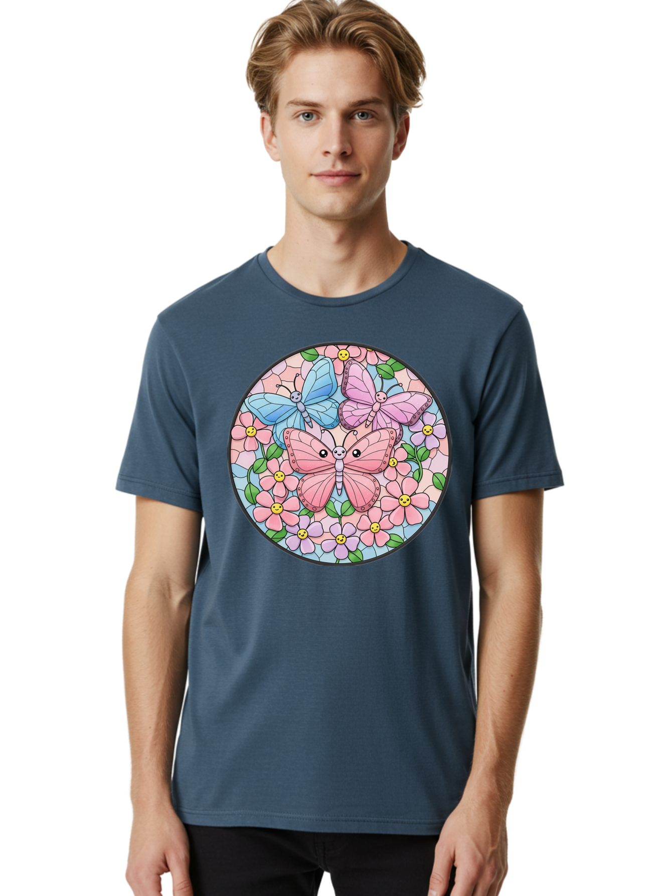 Butterflies-And-Flowers Men'S Graphic Tee, 100% Cotton, Comfortable Casual Summer Wear, Machine Washable, Vintage Camera, Old Camera, Antique Camera, Black Camera, Classic Photography, Photography Equipment, Nostalgic Device, Film Camera, Baj350