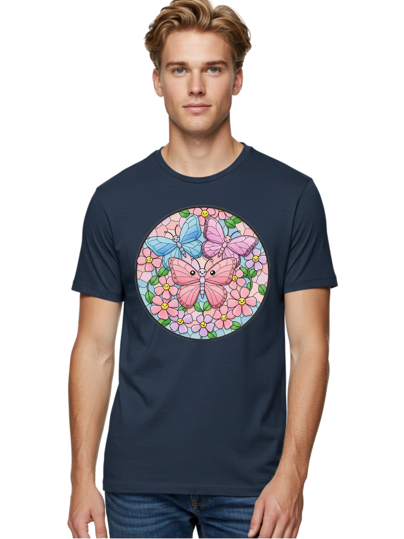 Butterflies-And-Flowers Men'S Graphic Tee, 100% Cotton, Comfortable Casual Summer Wear, Machine Washable, Vintage Camera, Old Camera, Antique Camera, Black Camera, Classic Photography, Photography Equipment, Nostalgic Device, Film Camera, Baj350