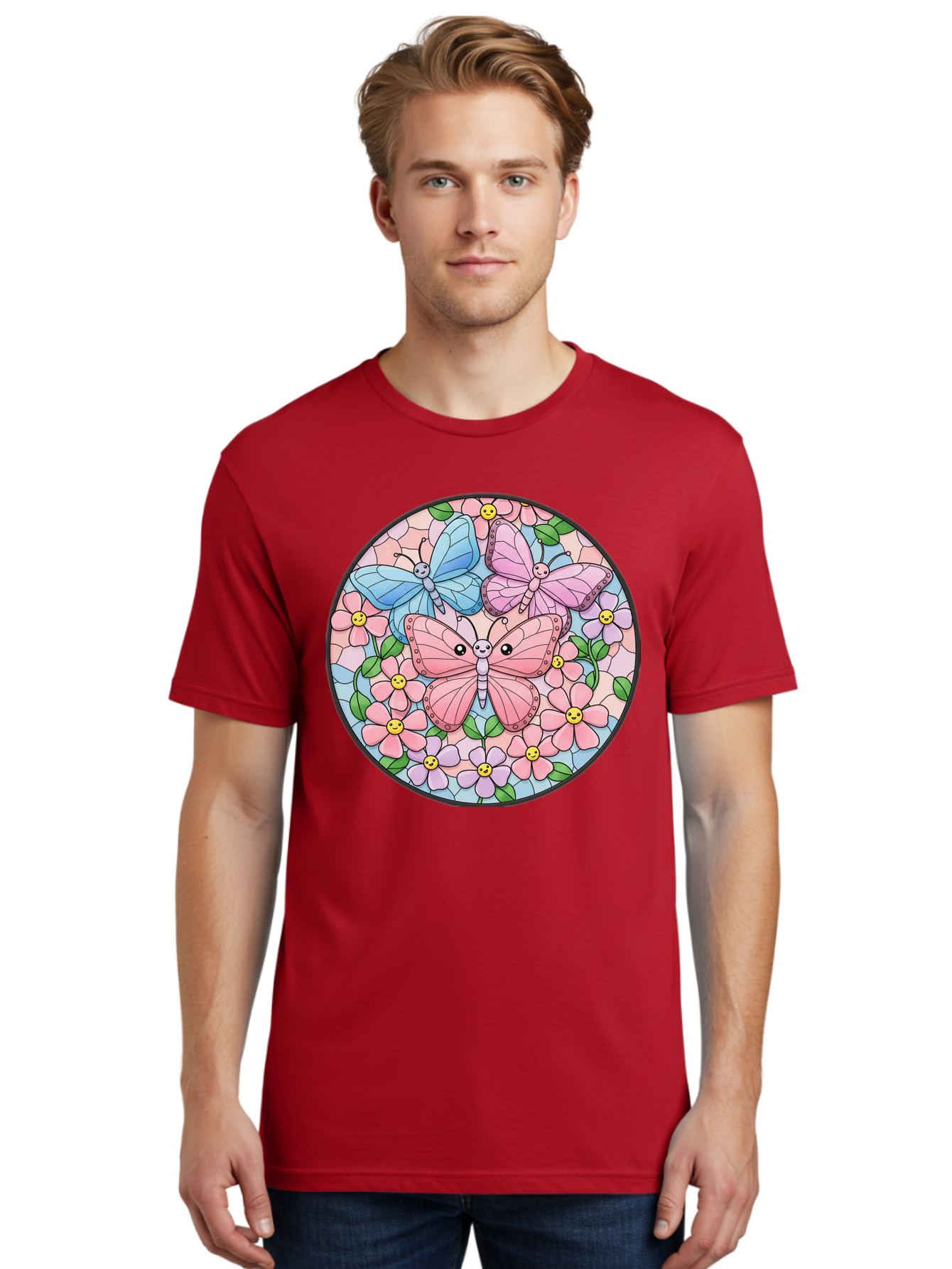 Butterflies-And-Flowers Men'S Graphic Tee, 100% Cotton, Comfortable Casual Summer Wear, Machine Washable, Vintage Camera, Old Camera, Antique Camera, Black Camera, Classic Photography, Photography Equipment, Nostalgic Device, Film Camera, Baj350