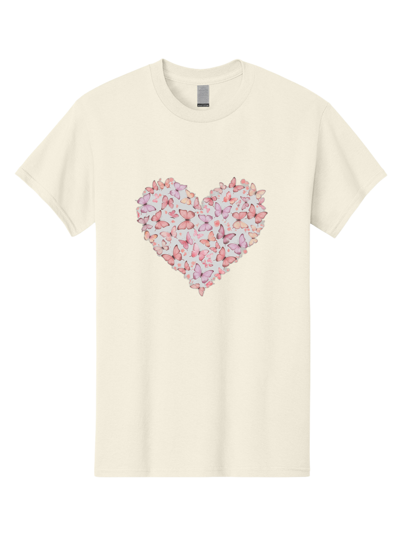 Butterflies-Heart-1 Men'S Graphic Tee, 100% Cotton, Comfortable Casual Summer Wear, Machine Washable, Vintage Camera, Old Camera, Antique Camera, Black Camera, Classic Photography, Photography Equipment, Nostalgic Device, Film Camera, Baj352