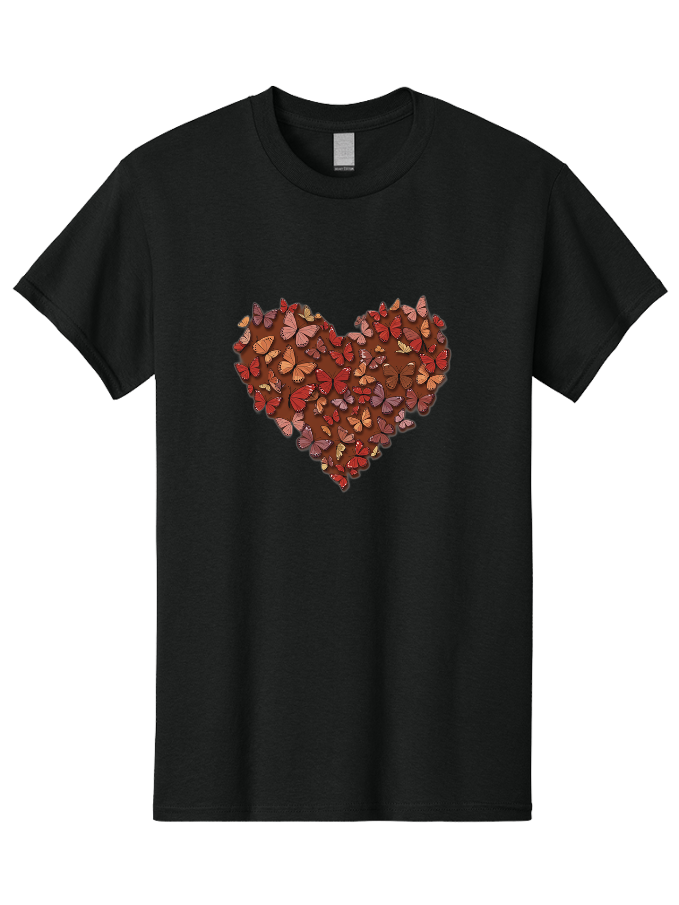 Butterflies-Heart-2 Men'S Graphic Tee, 100% Cotton, Comfortable Casual Summer Wear, Machine Washable, Vintage Camera, Old Camera, Antique Camera, Black Camera, Classic Photography, Photography Equipment, Nostalgic Device, Film Camera, Baj353