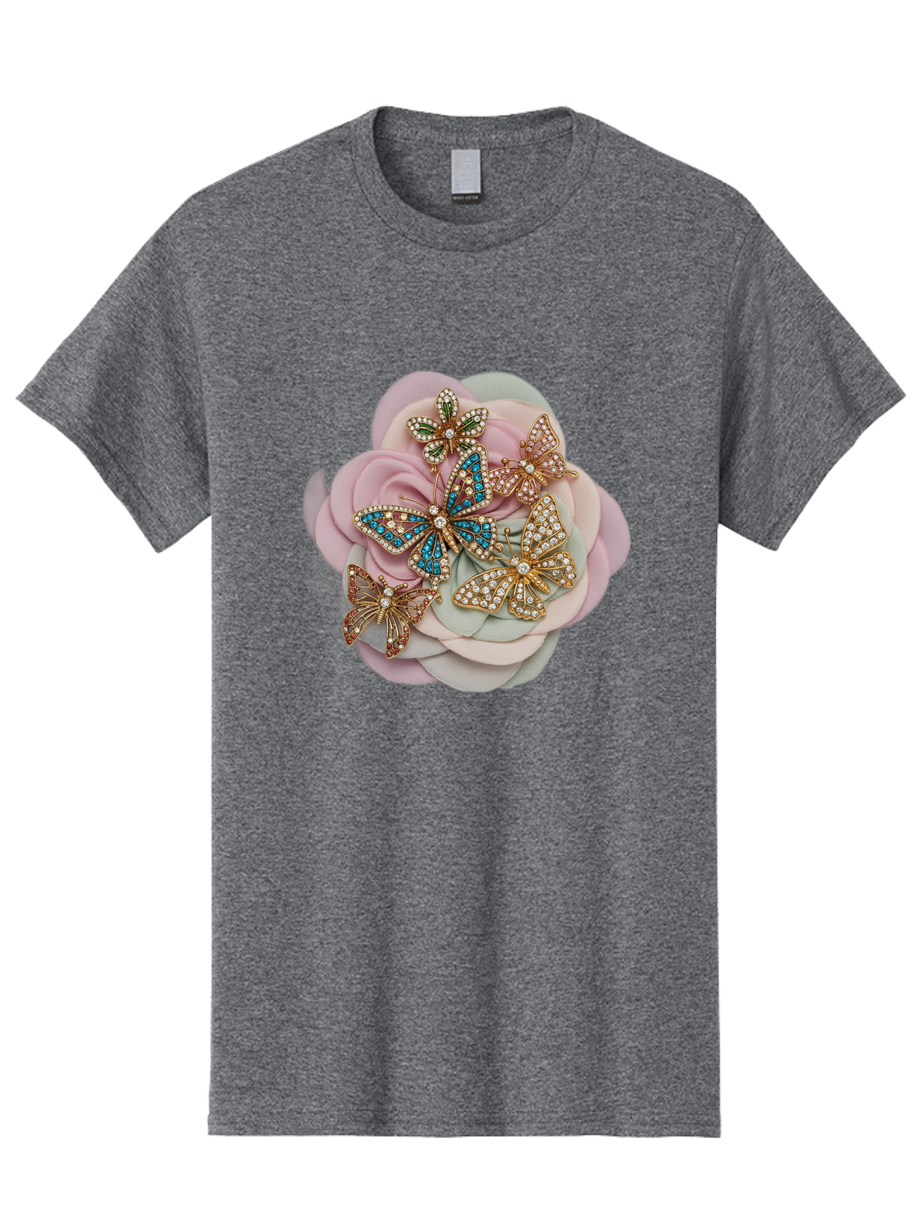 Butterfly-Brooch Men'S Graphic Tee, 100% Cotton, Comfortable Casual Summer Wear, Machine Washable, Vintage Camera, Old Camera, Antique Camera, Black Camera, Classic Photography, Photography Equipment, Nostalgic Device, Film Camera, Camera Art Baj356