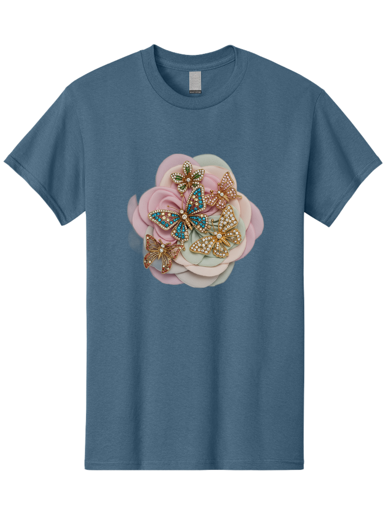 Butterfly-Brooch Men'S Graphic Tee, 100% Cotton, Comfortable Casual Summer Wear, Machine Washable, Vintage Camera, Old Camera, Antique Camera, Black Camera, Classic Photography, Photography Equipment, Nostalgic Device, Film Camera, Camera Art Baj356