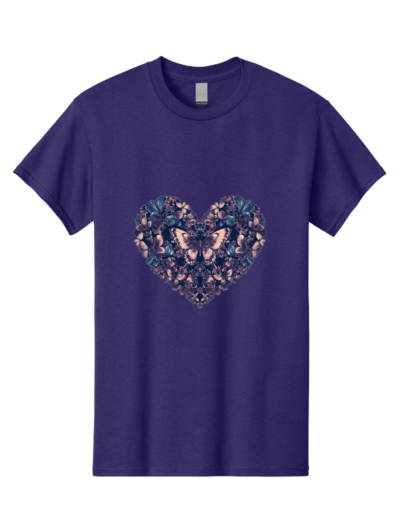Butterfly-Heart-4 Men'S Graphic Tee, 100% Cotton, Comfortable Casual Summer Wear, Machine Washable, Vintage Camera, Old Camera, Antique Camera, Black Camera, Classic Photography, Photography Equipment, Nostalgic Device, Film Camera, Camera Art Baj363