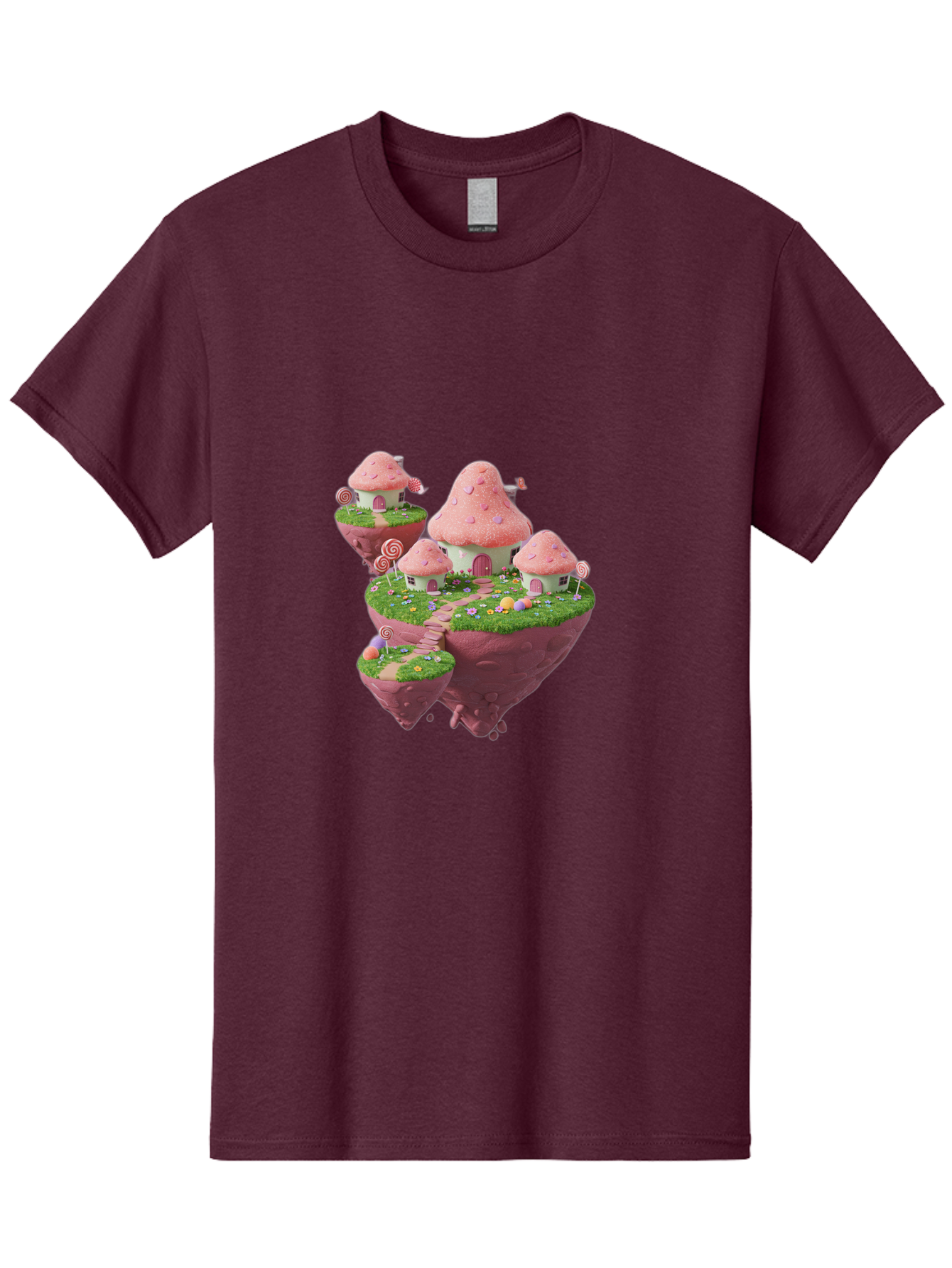 Candy-Land-Mushroom-Houses Men'S Graphic Tee, 100% Cotton, Comfortable Casual Summer Wear, Machine Washable, Vintage Camera, Old Camera, Antique Camera, Black Camera, Classic Photography, Photography Equipment, Nostalgic Device, Film Camera, Baj374