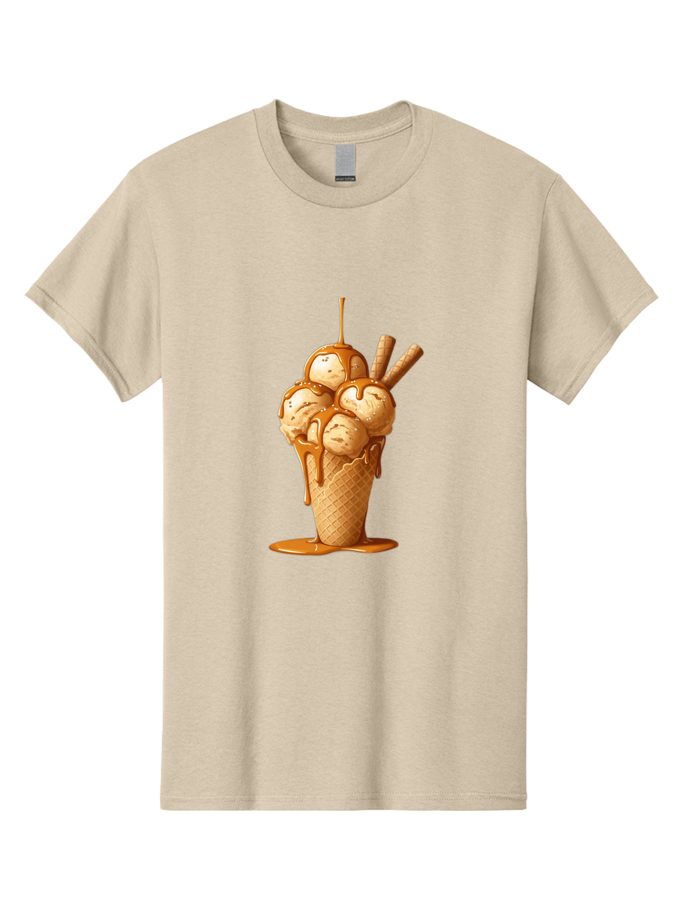 Caramel-Ice-Cream-Cone Men'S Graphic Tee, 100% Cotton, Comfortable Casual Summer Wear, Machine Washable, Vintage Camera, Old Camera, Antique Camera, Black Camera, Classic Photography, Photography Equipment, Nostalgic Device, Film Camera, Baj378