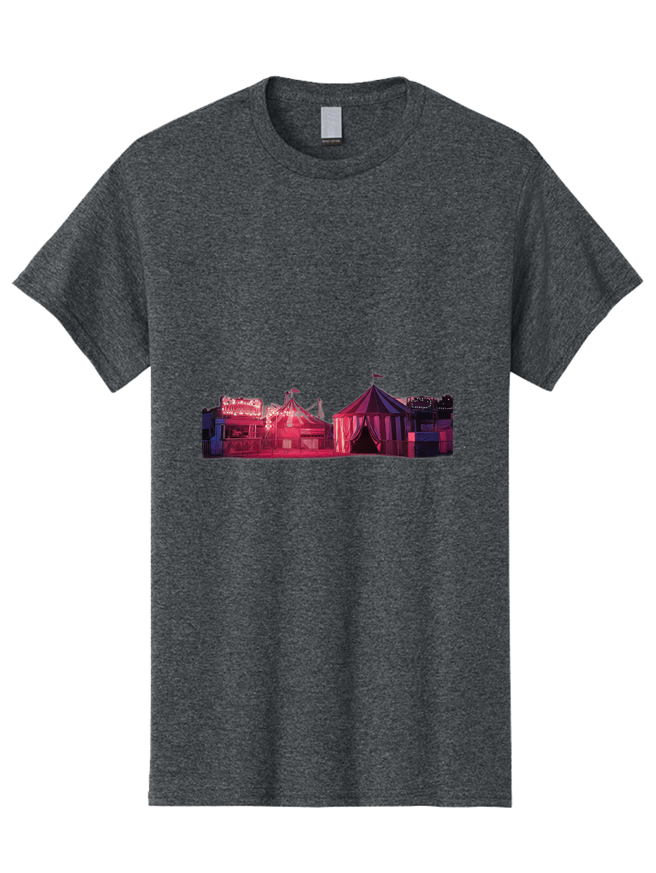 Carnival-Scene-2 Men'S Graphic Tee, 100% Cotton, Comfortable Casual Summer Wear, Machine Washable, Vintage Camera, Old Camera, Antique Camera, Black Camera, Classic Photography, Photography Equipment, Nostalgic Device, Film Camera, Camera Art Baj381