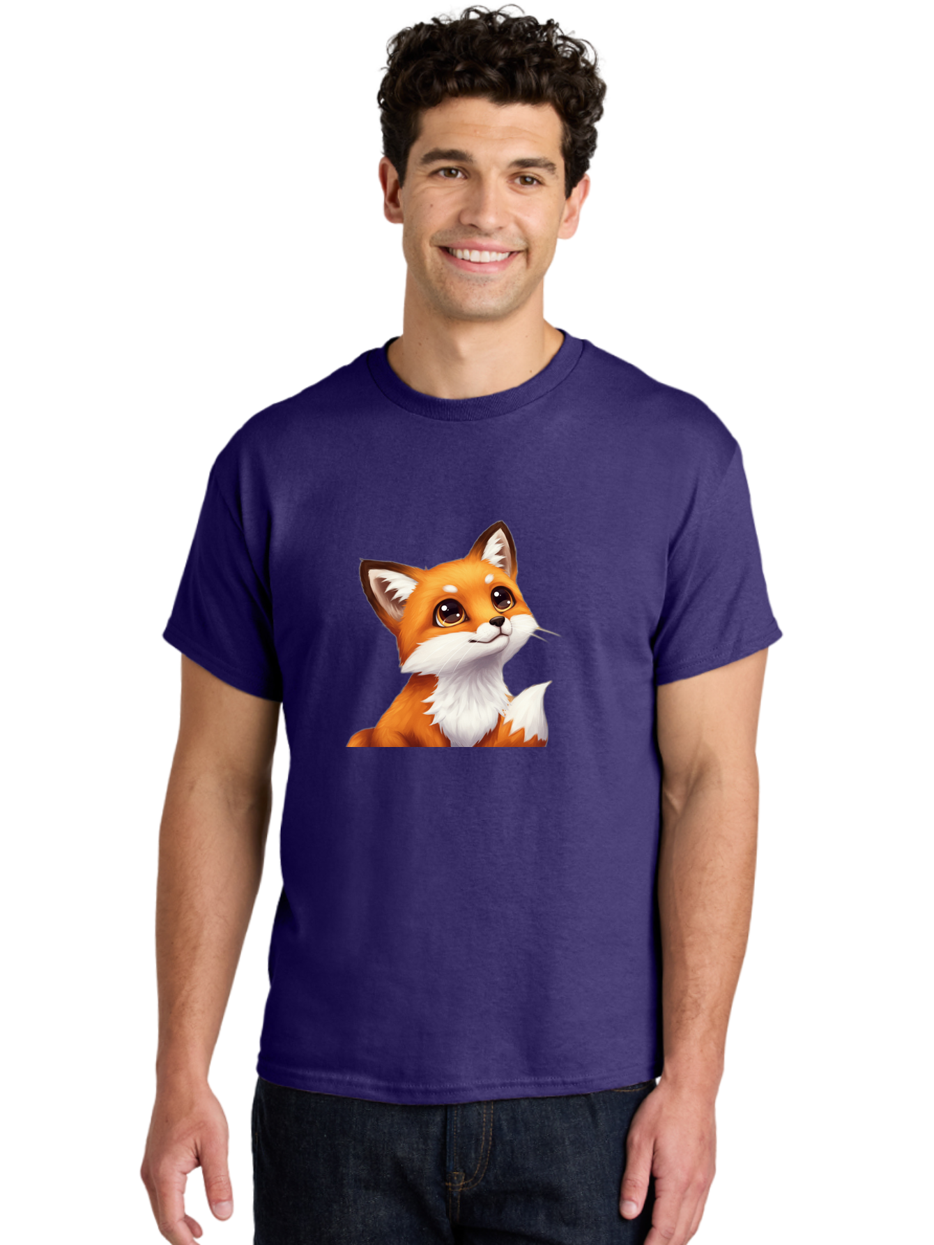 Cartoon-Fox-1 Men'S Graphic Tee, 100% Cotton, Comfortable Casual Summer Wear, Machine Washable, Vintage Camera, Old Camera, Antique Camera, Black Camera, Classic Photography, Photography Equipment, Nostalgic Device, Film Camera, Camera Art Baj383
