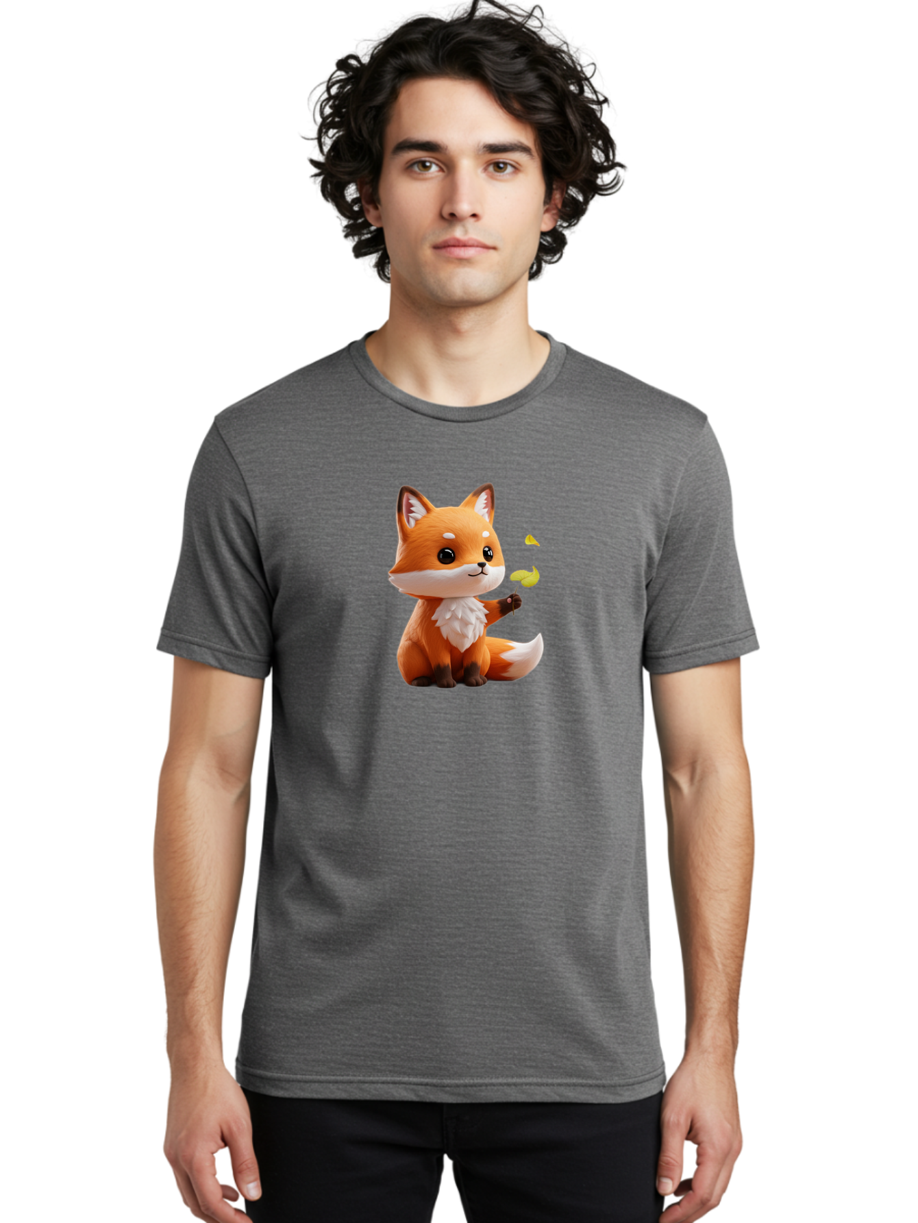 Cartoon-Fox-2 Men'S Graphic Tee, 100% Cotton, Comfortable Casual Summer Wear, Machine Washable, Vintage Camera, Old Camera, Antique Camera, Black Camera, Classic Photography, Photography Equipment, Nostalgic Device, Film Camera, Camera Art Baj384
