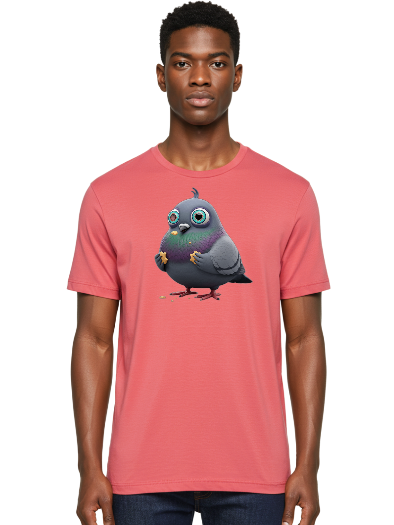 Cartoon-Pigeon Men'S Graphic Tee, 100% Cotton, Comfortable Casual Summer Wear, Machine Washable, Vintage Camera, Old Camera, Antique Camera, Black Camera, Classic Photography, Photography Equipment, Nostalgic Device, Film Camera, Camera Art Baj387