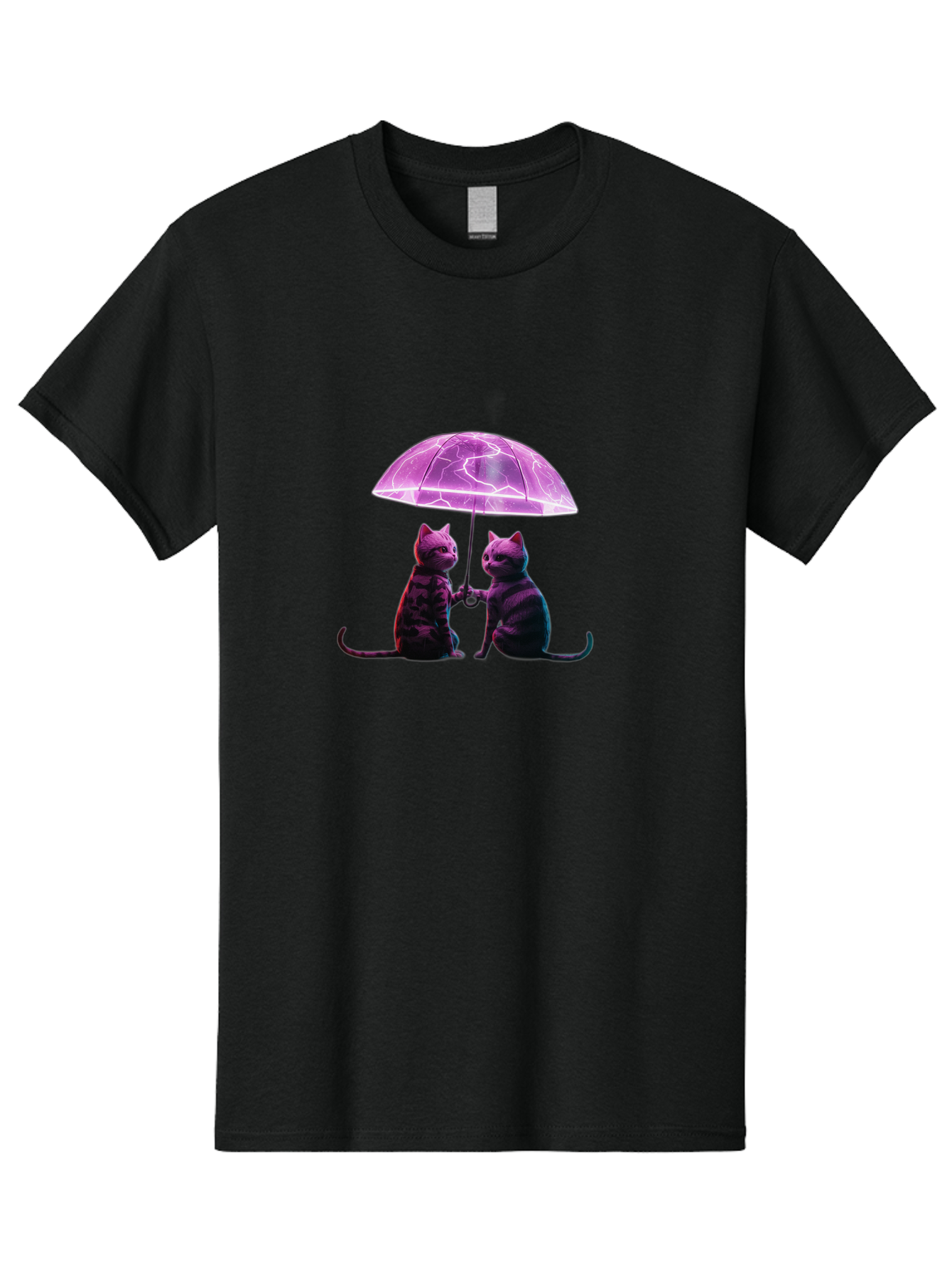 Cats-Under-Electric-Umbrella Men'S Graphic Tee, 100% Cotton, Comfortable Casual Summer Wear, Machine Washable, Vintage Camera, Old Camera, Antique Camera, Black Camera, Classic Photography, Photography Equipment, Nostalgic Device, Film Camera, Baj388