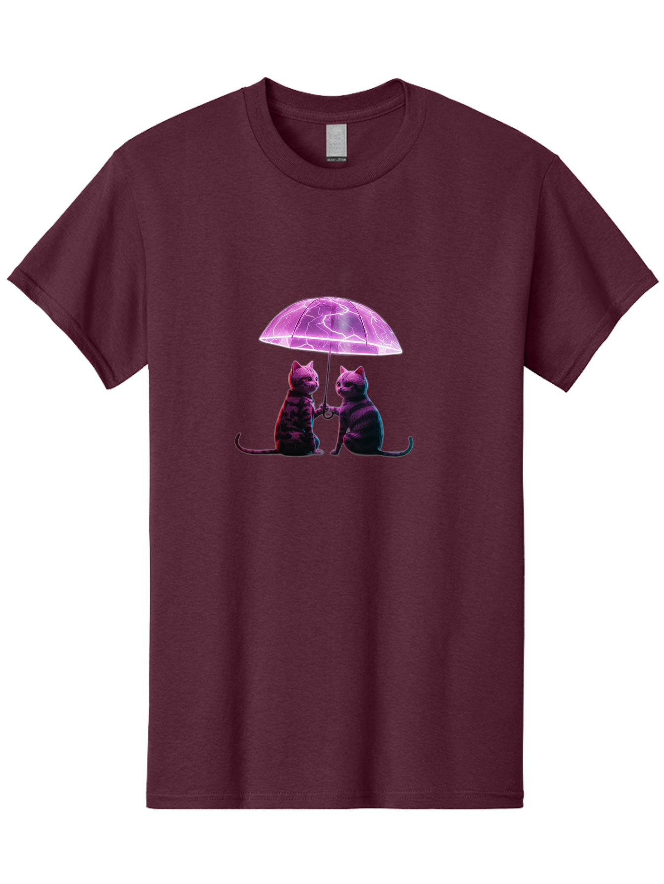 Cats-Under-Electric-Umbrella Men'S Graphic Tee, 100% Cotton, Comfortable Casual Summer Wear, Machine Washable, Vintage Camera, Old Camera, Antique Camera, Black Camera, Classic Photography, Photography Equipment, Nostalgic Device, Film Camera, Baj388