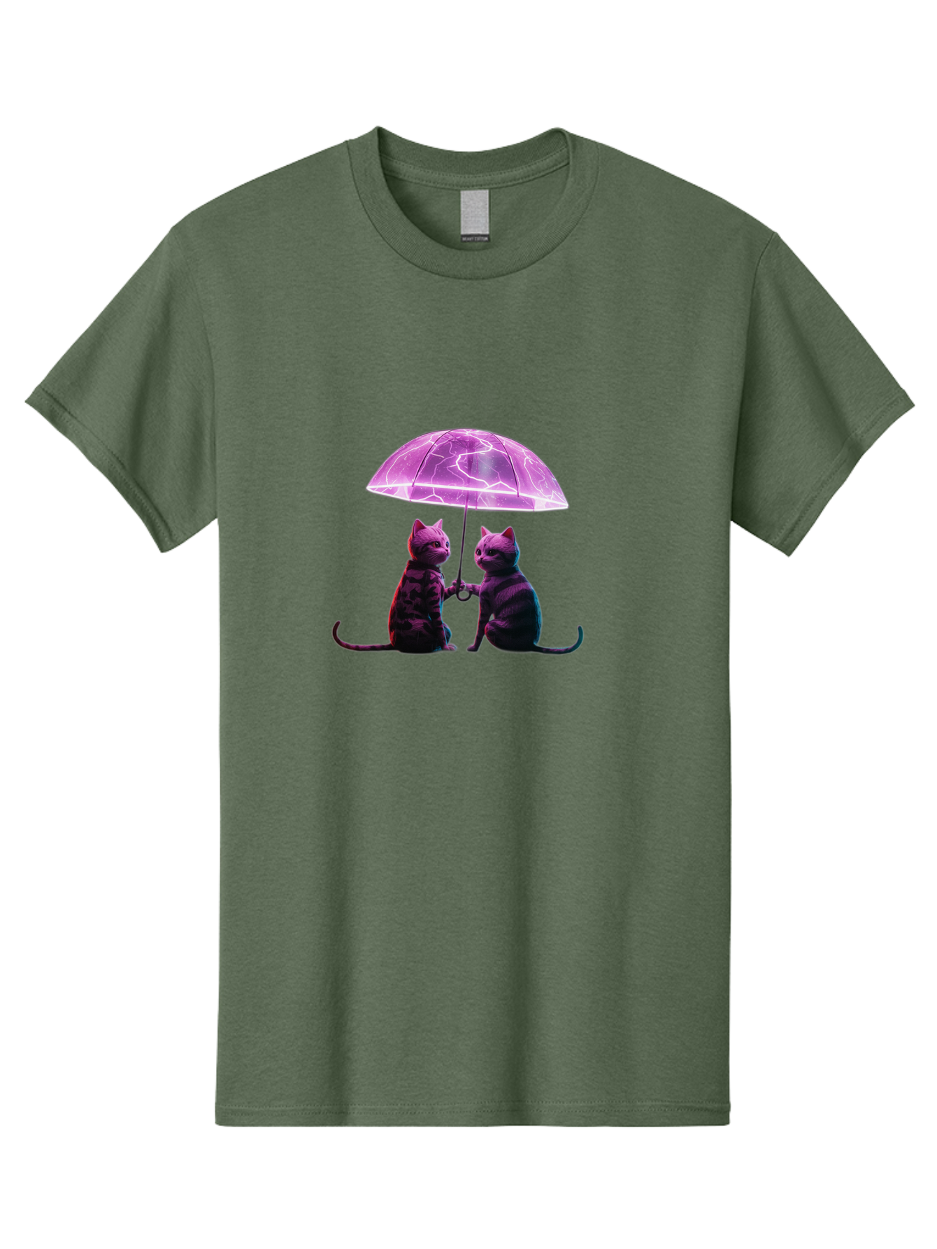Cats-Under-Electric-Umbrella Men'S Graphic Tee, 100% Cotton, Comfortable Casual Summer Wear, Machine Washable, Vintage Camera, Old Camera, Antique Camera, Black Camera, Classic Photography, Photography Equipment, Nostalgic Device, Film Camera, Baj388