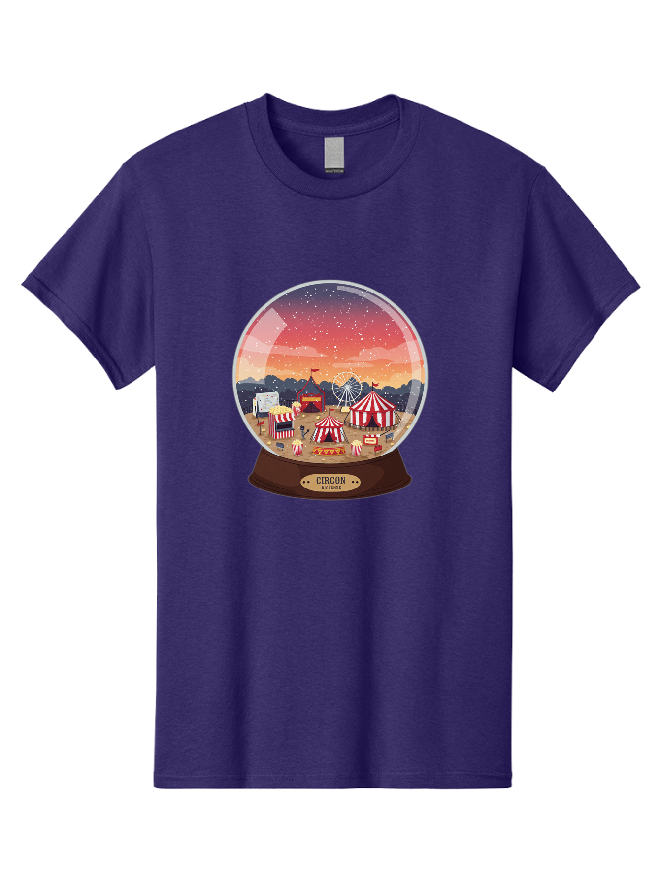 Circon-Snowglobe Men'S Graphic Tee, 100% Cotton, Comfortable Casual Summer Wear, Machine Washable, Vintage Camera, Old Camera, Antique Camera, Black Camera, Classic Photography, Photography Equipment, Nostalgic Device, Film Camera, Camera Art Baj396