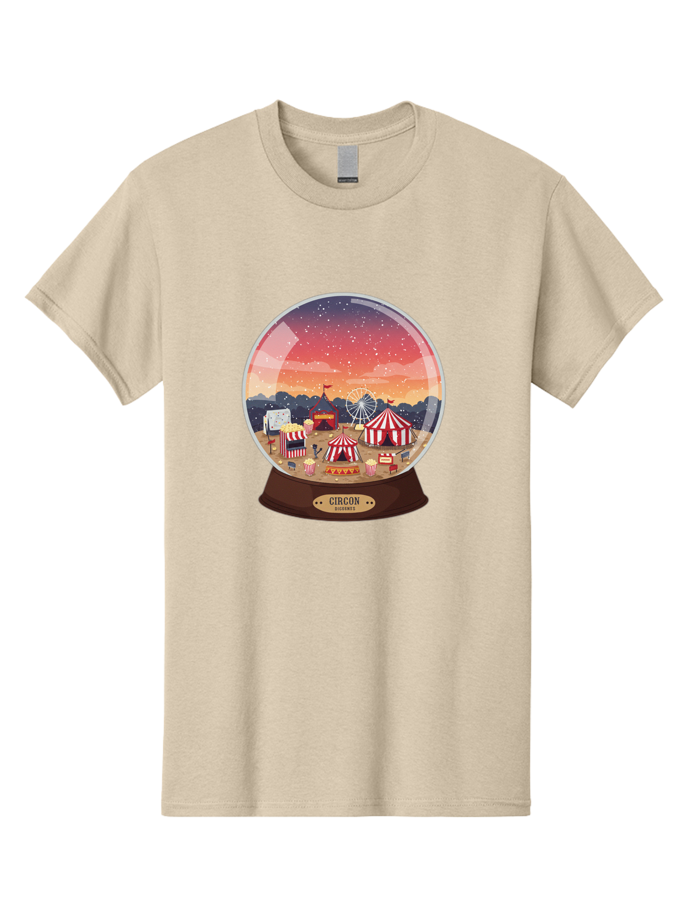 Circon-Snowglobe Men'S Graphic Tee, 100% Cotton, Comfortable Casual Summer Wear, Machine Washable, Vintage Camera, Old Camera, Antique Camera, Black Camera, Classic Photography, Photography Equipment, Nostalgic Device, Film Camera, Camera Art Baj396