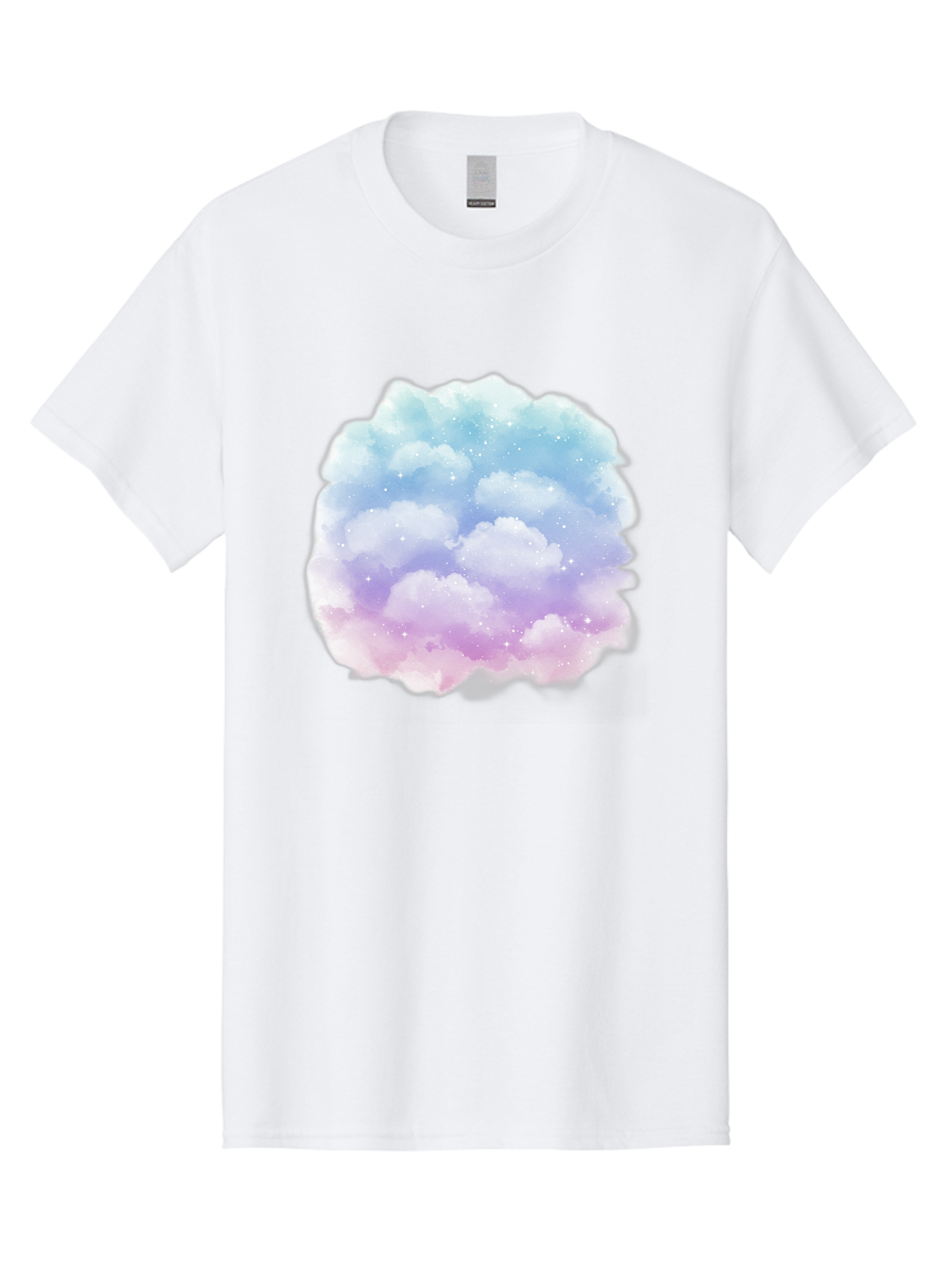 Clouds-1 Men'S Graphic Tee, 100% Cotton, Comfortable Casual Summer Wear, Machine Washable, Vintage Camera, Old Camera, Antique Camera, Black Camera, Classic Photography, Photography Equipment, Nostalgic Device, Film Camera, Camera Art Baj410