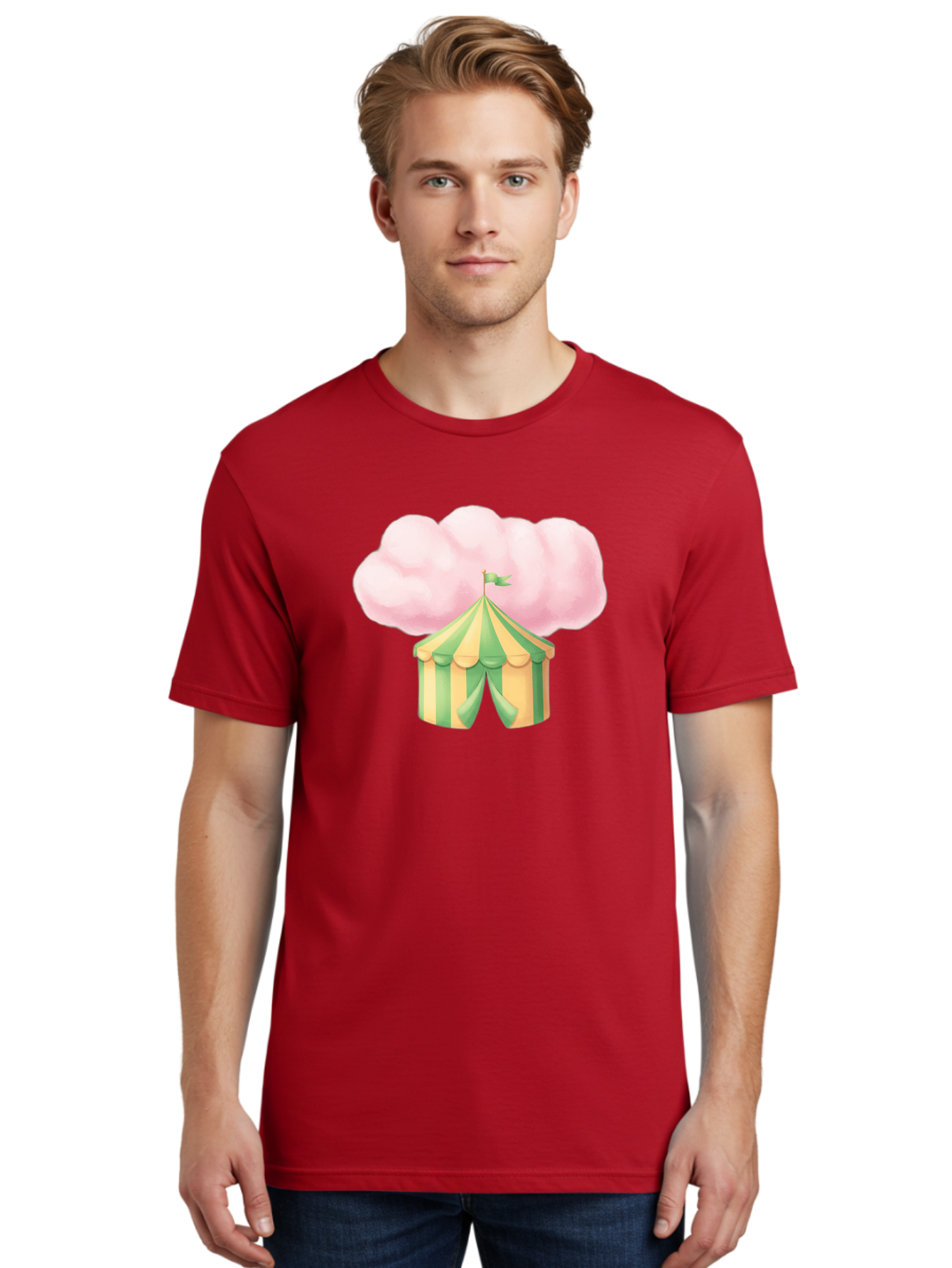 Cotton-Candy-Tent Men'S Graphic Tee, 100% Cotton, Comfortable Casual Summer Wear, Machine Washable, Vintage Camera, Old Camera, Antique Camera, Black Camera, Classic Photography, Photography Equipment, Nostalgic Device, Film Camera, Camera Art Baj416