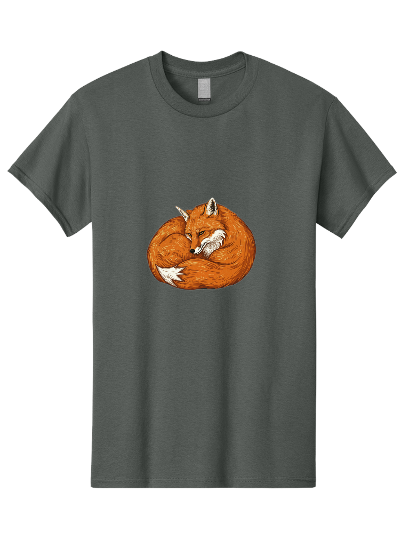 Curled-Fox-1 Men'S Graphic Tee, 100% Cotton, Comfortable Casual Summer Wear, Machine Washable, Vintage Camera, Old Camera, Antique Camera, Black Camera, Classic Photography, Photography Equipment, Nostalgic Device, Film Camera, Camera Art Baj425