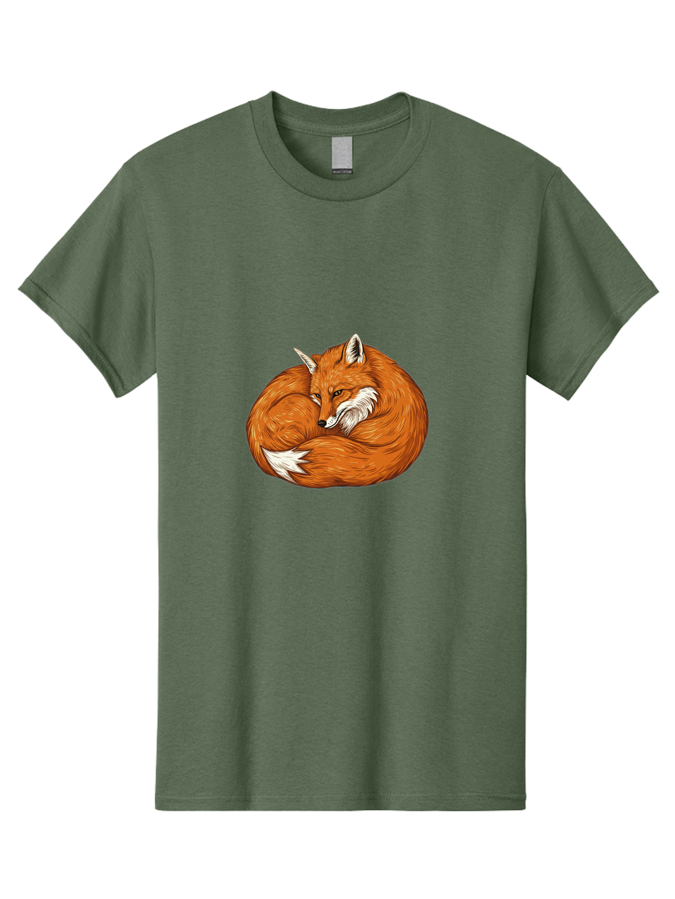 Curled-Fox-1 Men'S Graphic Tee, 100% Cotton, Comfortable Casual Summer Wear, Machine Washable, Vintage Camera, Old Camera, Antique Camera, Black Camera, Classic Photography, Photography Equipment, Nostalgic Device, Film Camera, Camera Art Baj425