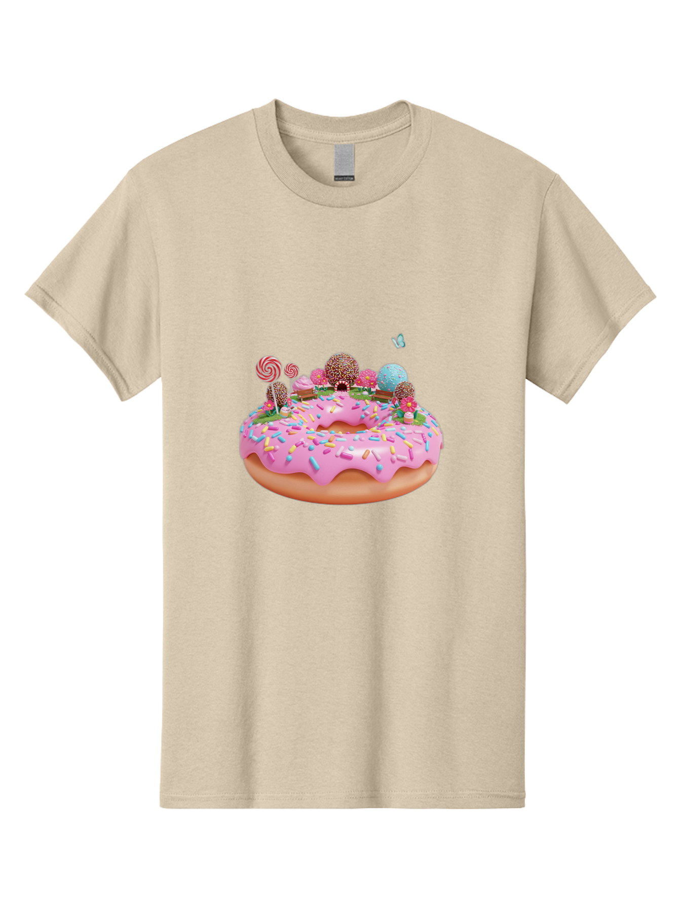 Donut-With-Sprinkles-And-Lollipops Men'S Graphic Tee, 100% Cotton, Comfortable Casual Summer Wear, Machine Washable, Vintage Camera, Old Camera, Antique Camera, Black Camera, Classic Photography, Photography Equipment, Nostalgic Device, Baj436