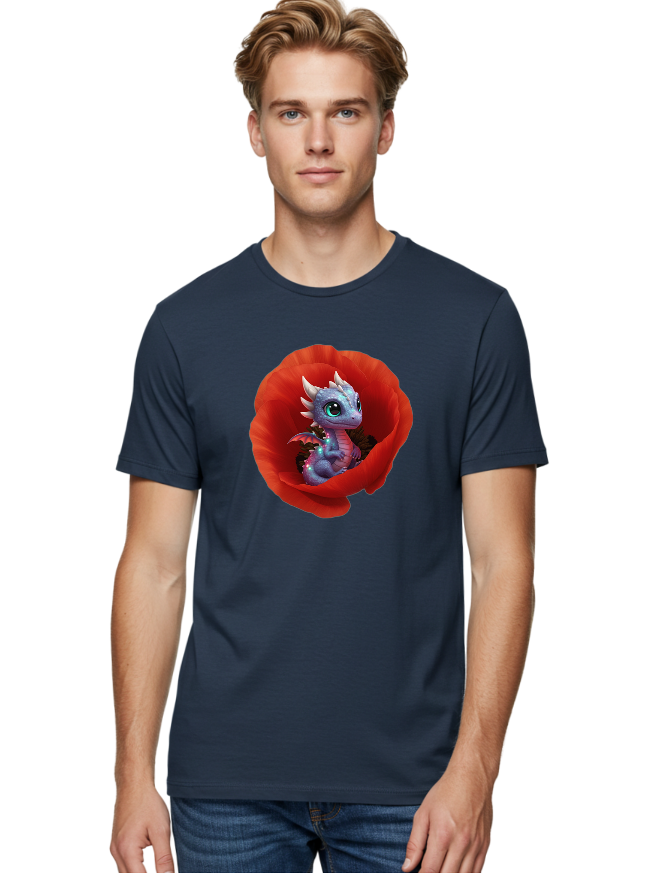 Dragon-In-Red-Flower Men'S Graphic Tee, 100% Cotton, Comfortable Casual Summer Wear, Machine Washable, Vintage Camera, Old Camera, Antique Camera, Black Camera, Classic Photography, Photography Equipment, Nostalgic Device, Film Camera, Baj445