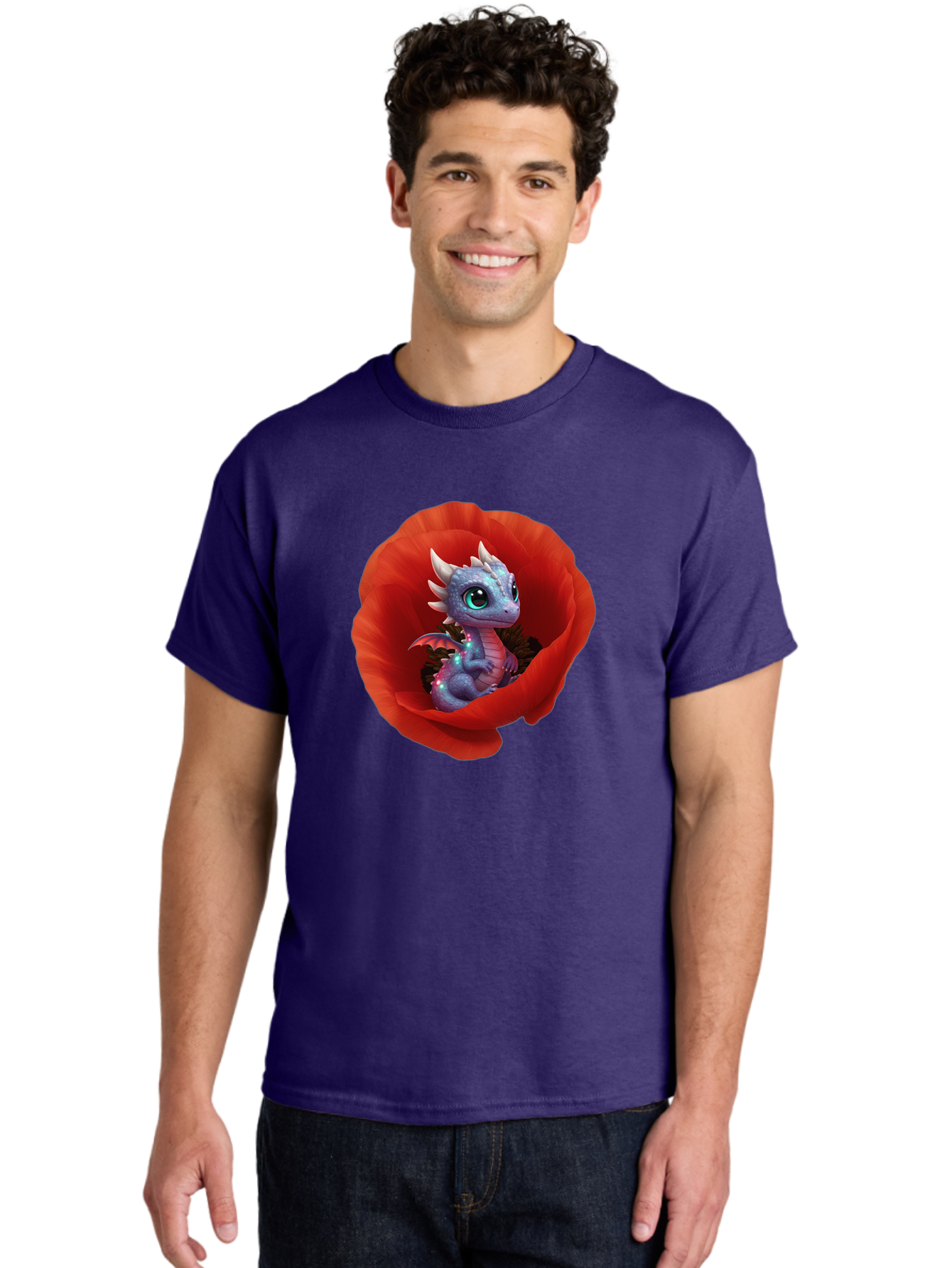 Dragon-In-Red-Flower Men'S Graphic Tee, 100% Cotton, Comfortable Casual Summer Wear, Machine Washable, Vintage Camera, Old Camera, Antique Camera, Black Camera, Classic Photography, Photography Equipment, Nostalgic Device, Film Camera, Baj445