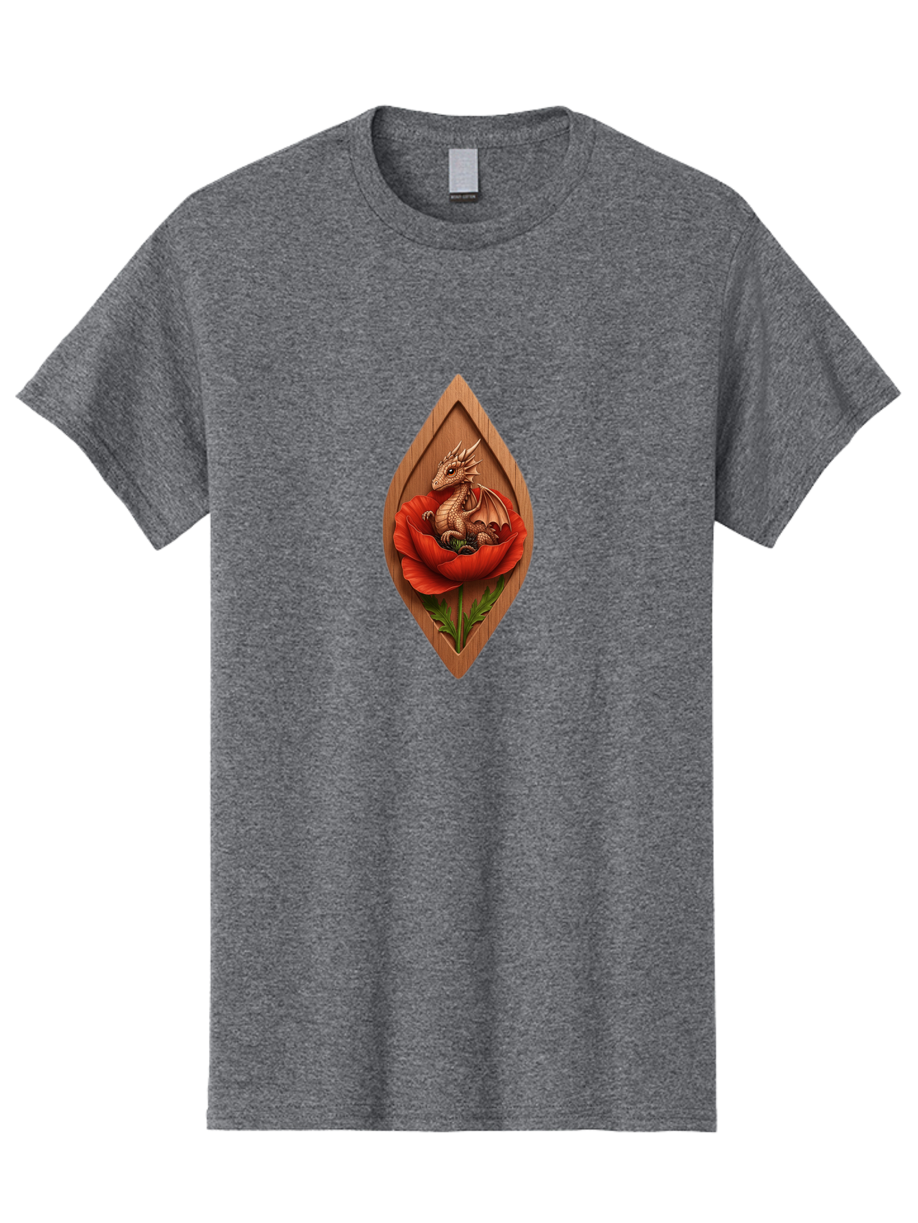 Dragon-In-Red-Poppy Men'S Graphic Tee, 100% Cotton, Comfortable Casual Summer Wear, Machine Washable, Vintage Camera, Old Camera, Antique Camera, Black Camera, Classic Photography, Photography Equipment, Nostalgic Device, Film Camera, Baj446