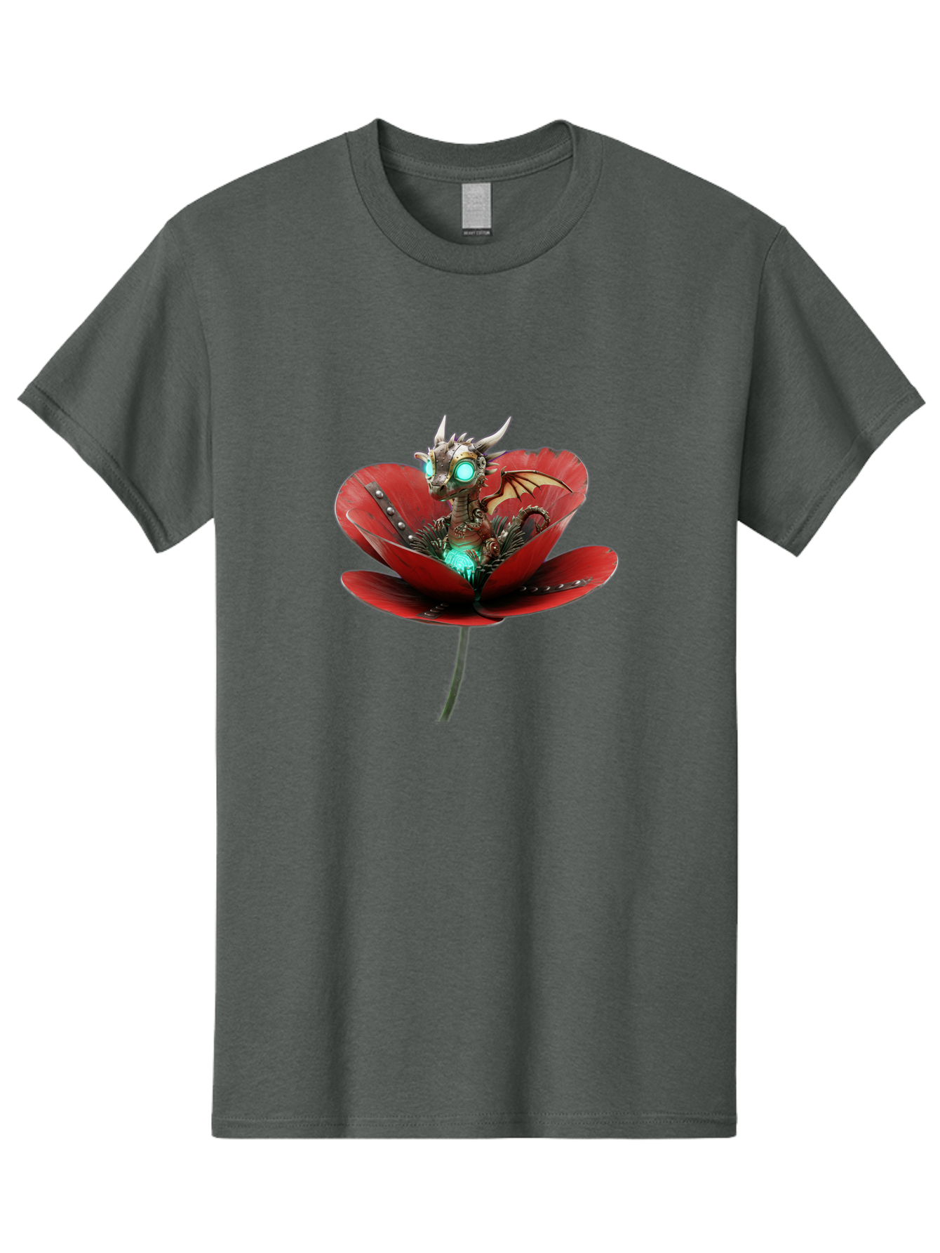 Dragon-In-Red-Tulip Men'S Graphic Tee, 100% Cotton, Comfortable Casual Summer Wear, Machine Washable, Vintage Camera, Old Camera, Antique Camera, Black Camera, Classic Photography, Photography Equipment, Nostalgic Device, Film Camera, Baj447