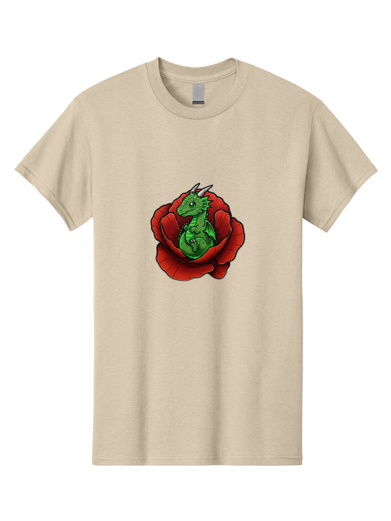 Dragon-In-Rose-1 Men'S Graphic Tee, 100% Cotton, Comfortable Casual Summer Wear, Machine Washable, Vintage Camera, Old Camera, Antique Camera, Black Camera, Classic Photography, Photography Equipment, Nostalgic Device, Film Camera, Camera Art Baj448