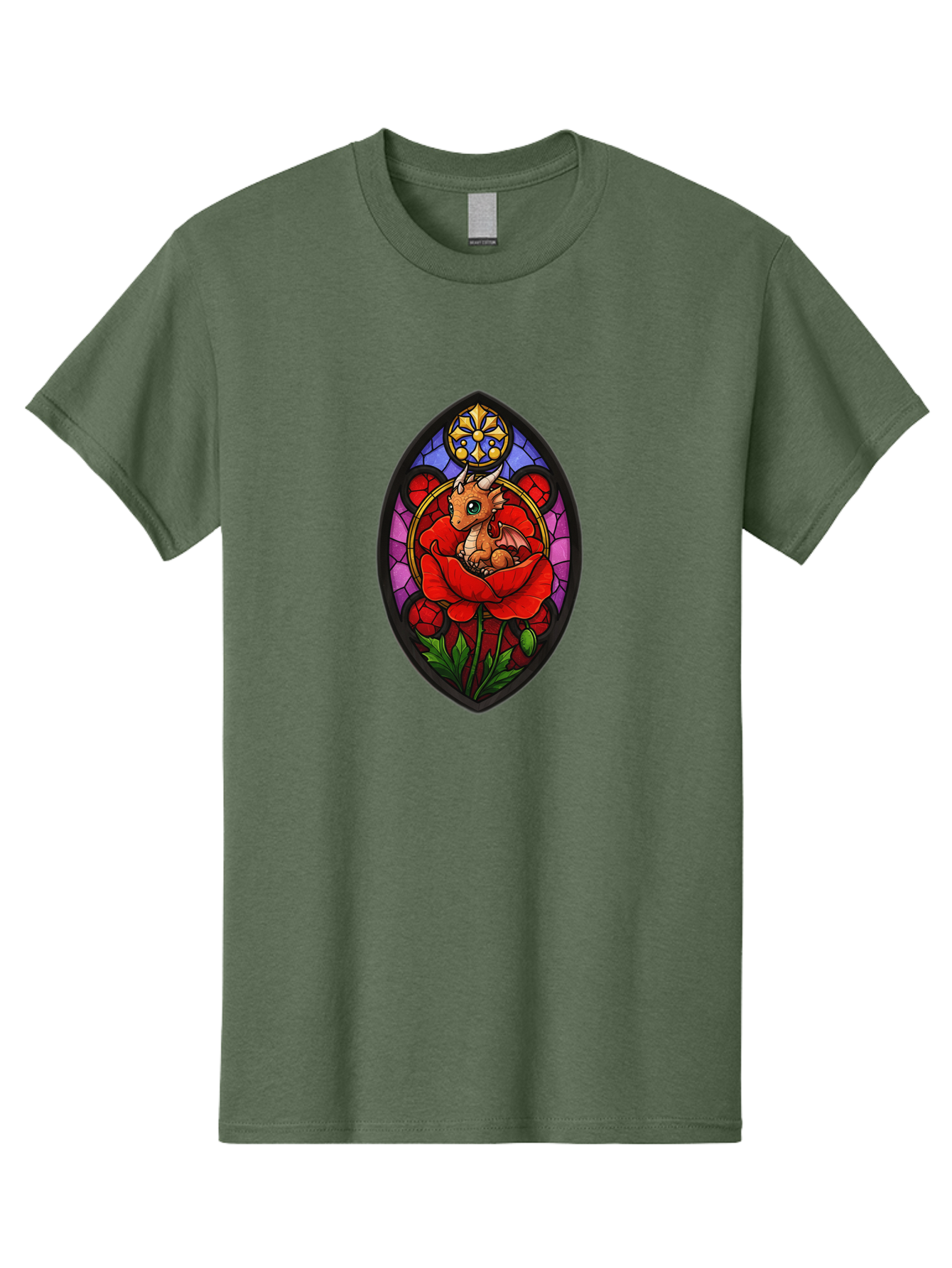 Dragon-In-Rose-2 Men'S Graphic Tee, 100% Cotton, Comfortable Casual Summer Wear, Machine Washable, Vintage Camera, Old Camera, Antique Camera, Black Camera, Classic Photography, Photography Equipment, Nostalgic Device, Film Camera, Camera Art Baj449