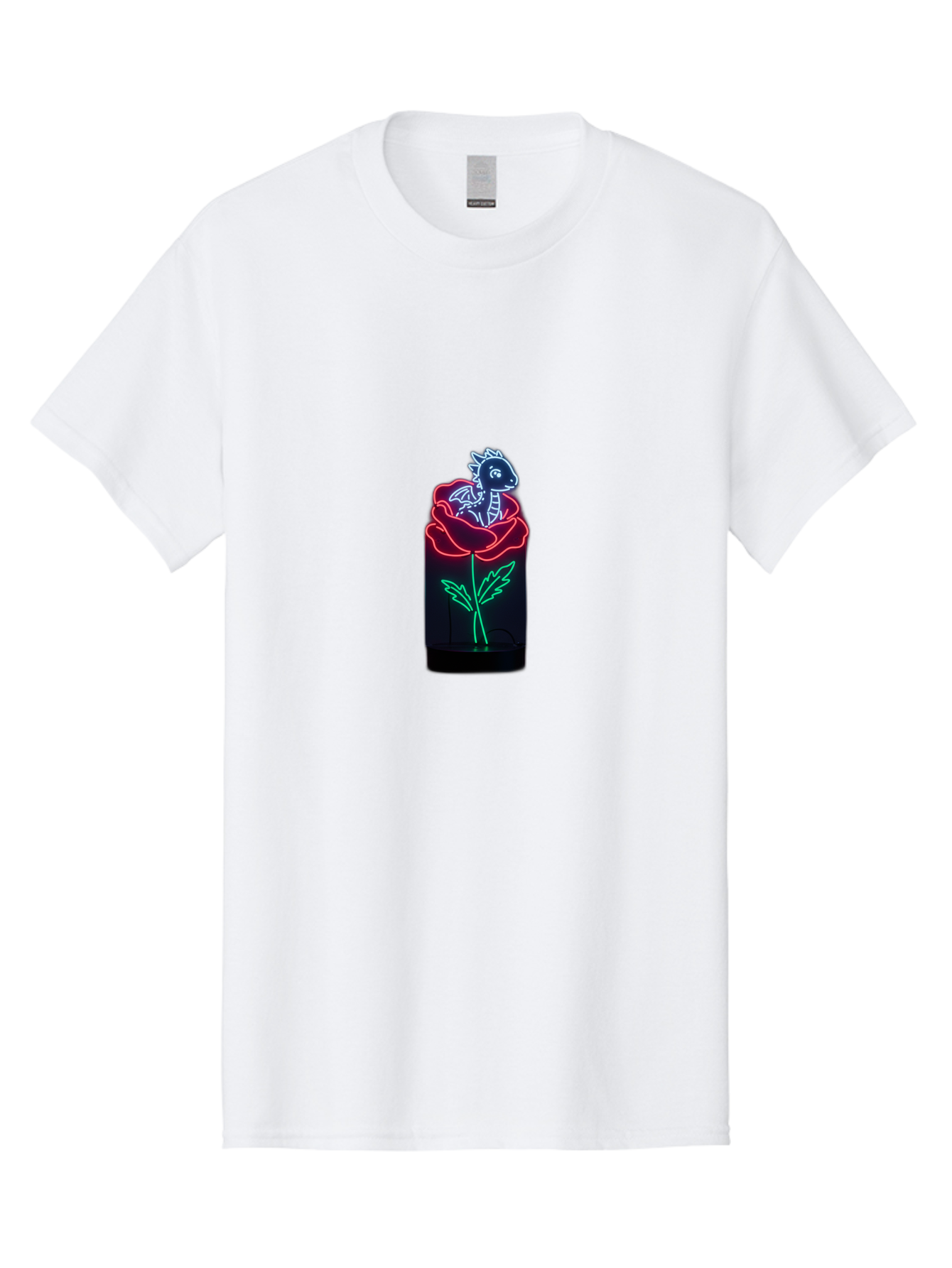 Dragon-In-Rose-3 Men'S Graphic Tee, 100% Cotton, Comfortable Casual Summer Wear, Machine Washable, Vintage Camera, Old Camera, Antique Camera, Black Camera, Classic Photography, Photography Equipment, Nostalgic Device, Film Camera, Camera Art Baj450