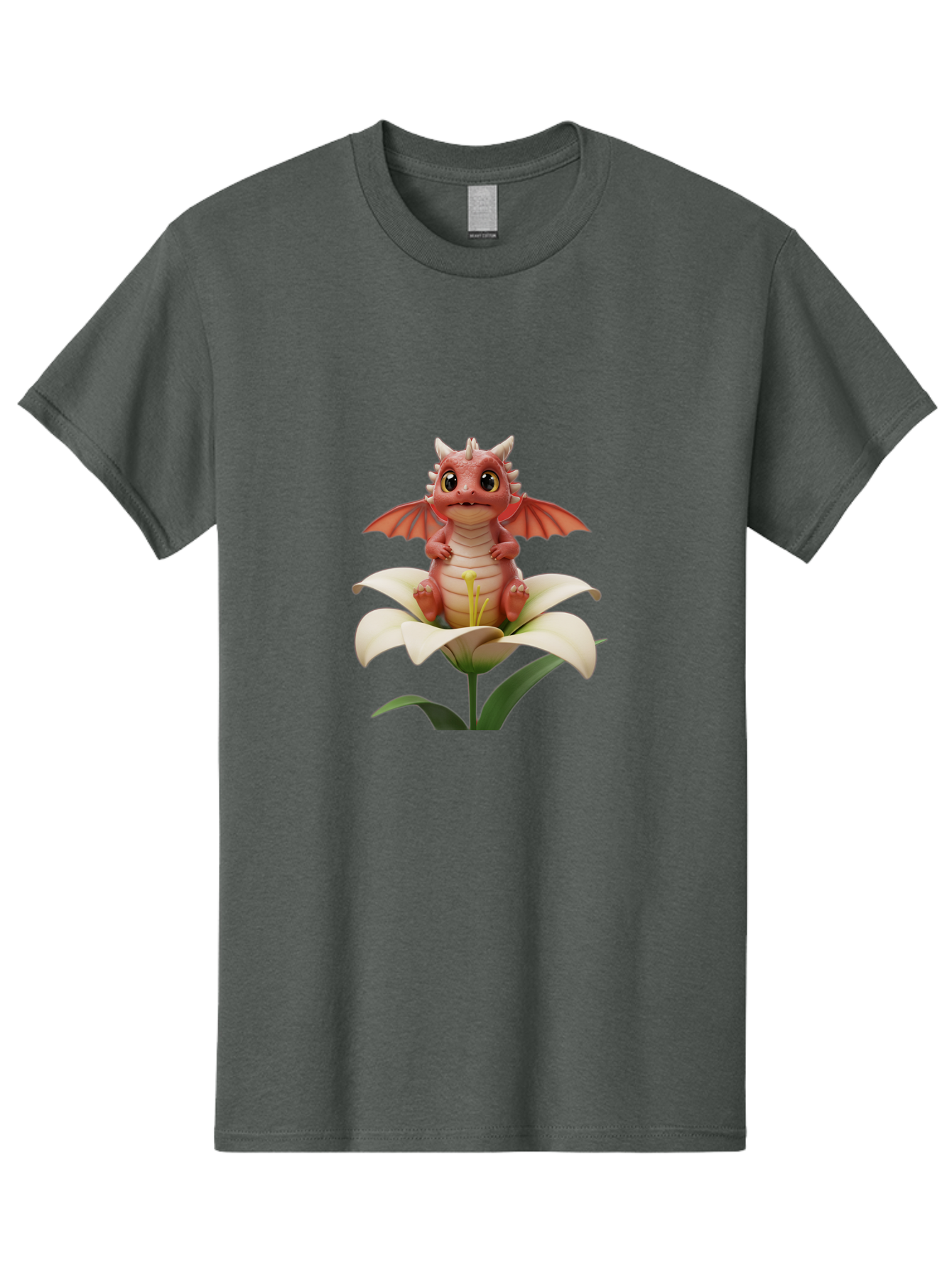 Dragon-On-Flower-1 Men'S Graphic Tee, 100% Cotton, Comfortable Casual Summer Wear, Machine Washable, Vintage Camera, Old Camera, Antique Camera, Black Camera, Classic Photography, Photography Equipment, Nostalgic Device, Film Camera, Baj453