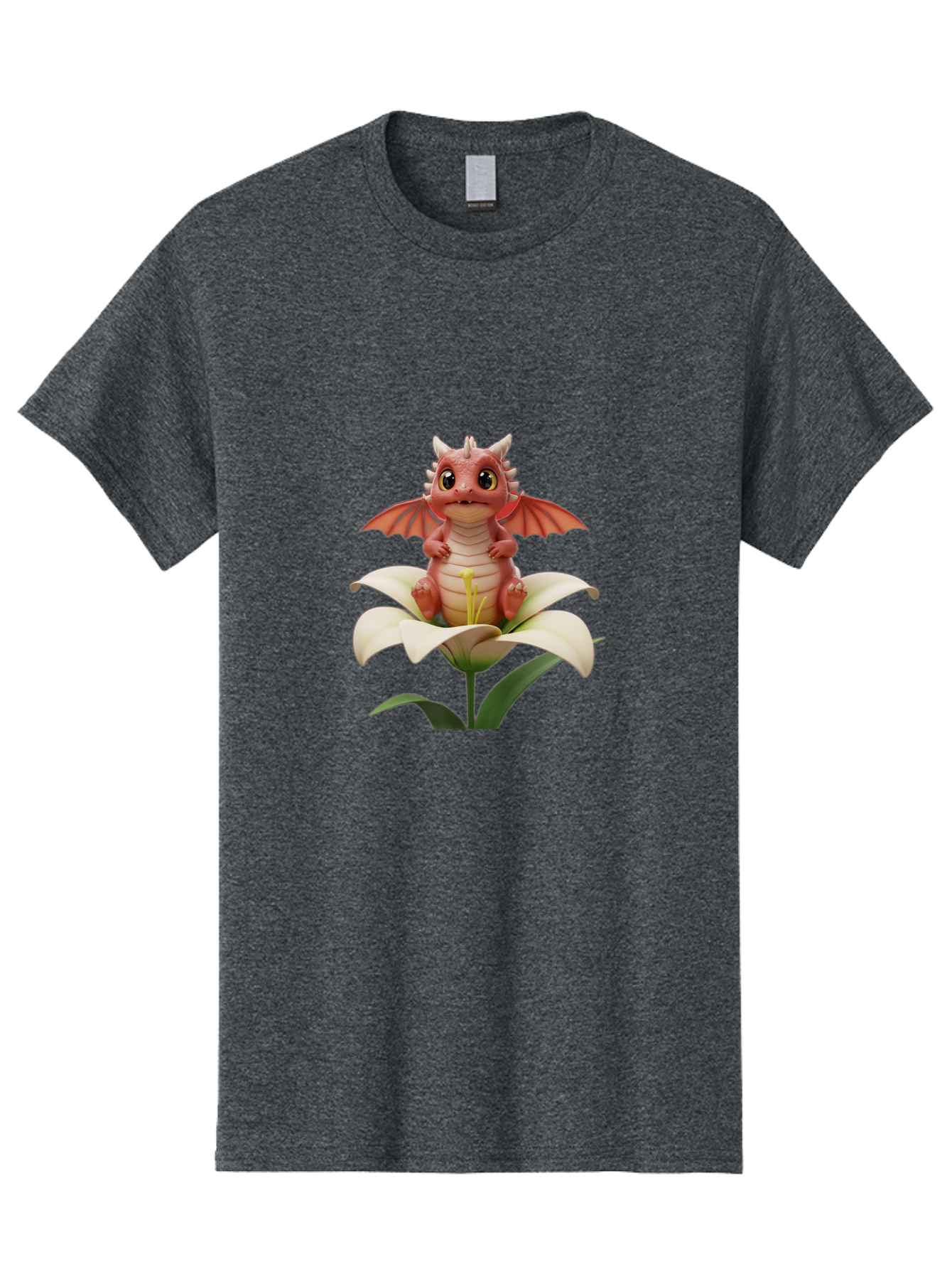 Dragon-On-Flower-1 Men'S Graphic Tee, 100% Cotton, Comfortable Casual Summer Wear, Machine Washable, Vintage Camera, Old Camera, Antique Camera, Black Camera, Classic Photography, Photography Equipment, Nostalgic Device, Film Camera, Baj453