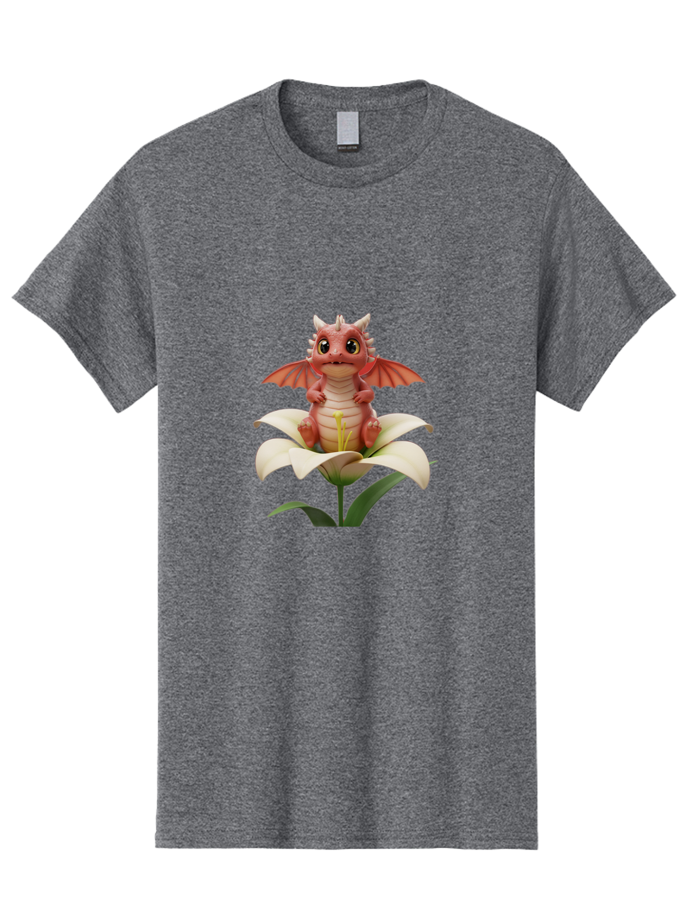 Dragon-On-Flower-1 Men'S Graphic Tee, 100% Cotton, Comfortable Casual Summer Wear, Machine Washable, Vintage Camera, Old Camera, Antique Camera, Black Camera, Classic Photography, Photography Equipment, Nostalgic Device, Film Camera, Baj453