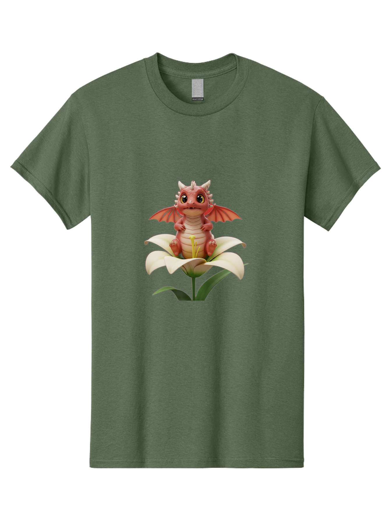 Dragon-On-Flower-1 Men'S Graphic Tee, 100% Cotton, Comfortable Casual Summer Wear, Machine Washable, Vintage Camera, Old Camera, Antique Camera, Black Camera, Classic Photography, Photography Equipment, Nostalgic Device, Film Camera, Baj453