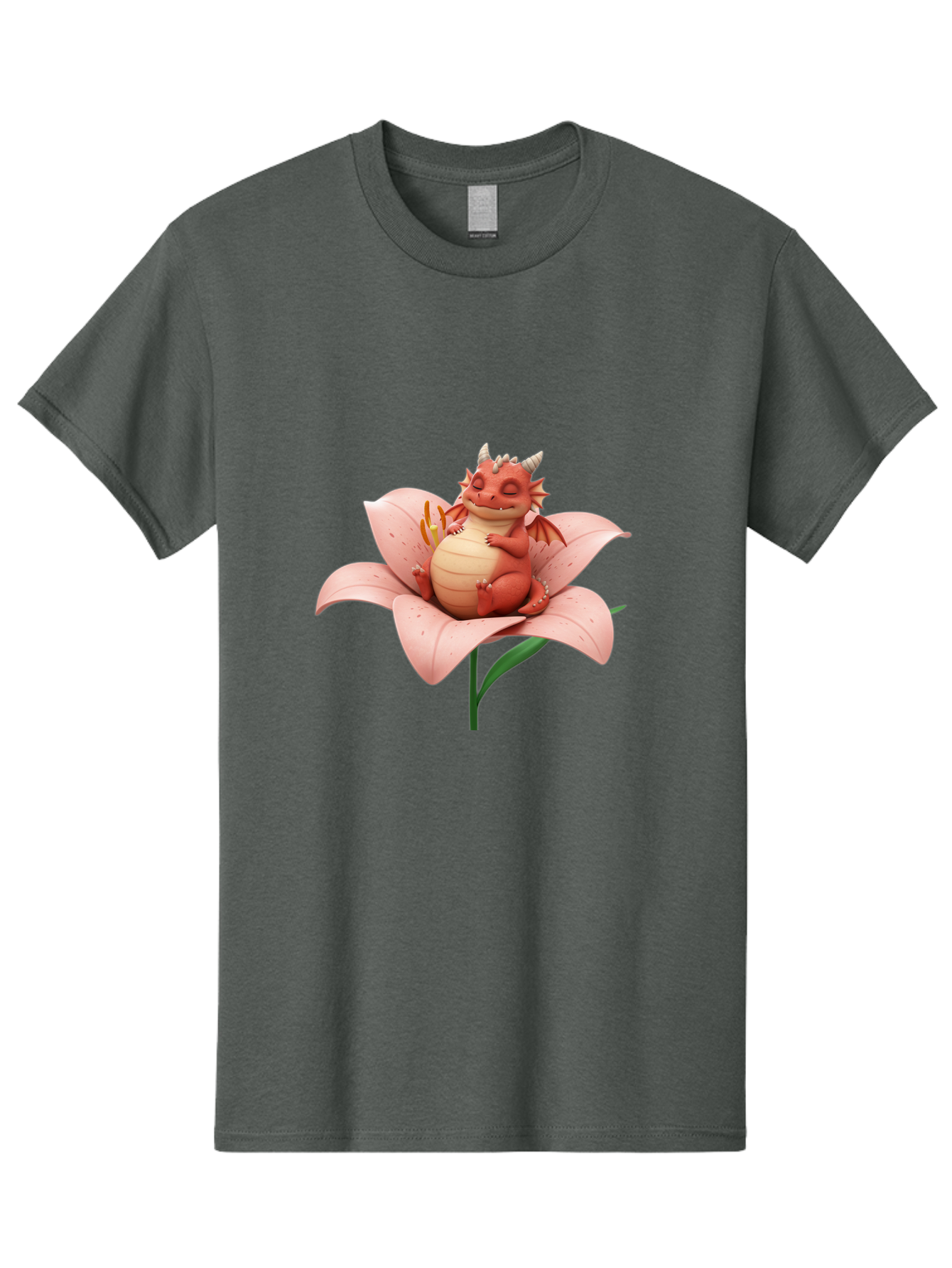 Dragon-On-Flower-2 Men'S Graphic Tee, 100% Cotton, Comfortable Casual Summer Wear, Machine Washable, Vintage Camera, Old Camera, Antique Camera, Black Camera, Classic Photography, Photography Equipment, Nostalgic Device, Film Camera, Baj454