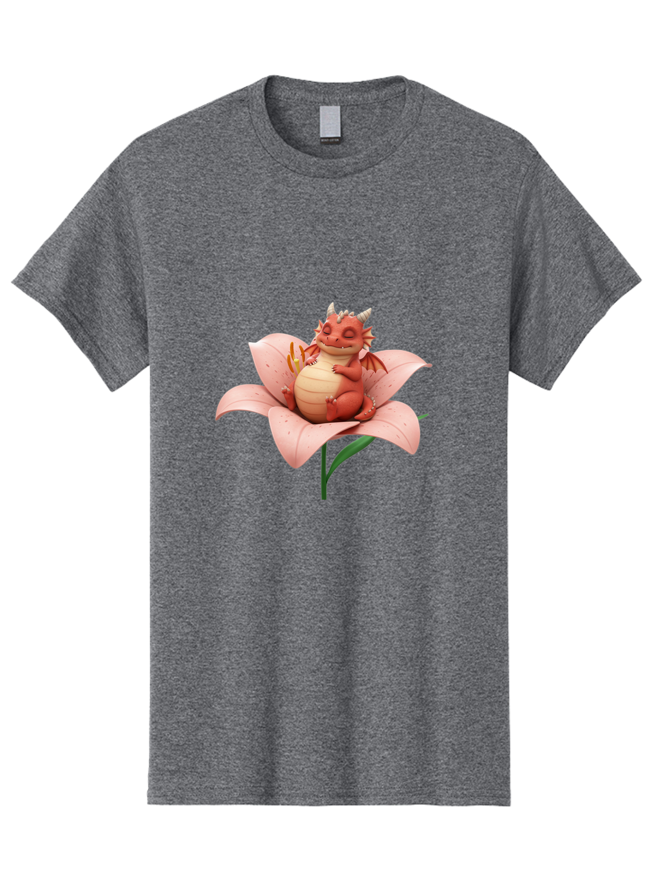 Dragon-On-Flower-2 Men'S Graphic Tee, 100% Cotton, Comfortable Casual Summer Wear, Machine Washable, Vintage Camera, Old Camera, Antique Camera, Black Camera, Classic Photography, Photography Equipment, Nostalgic Device, Film Camera, Baj454