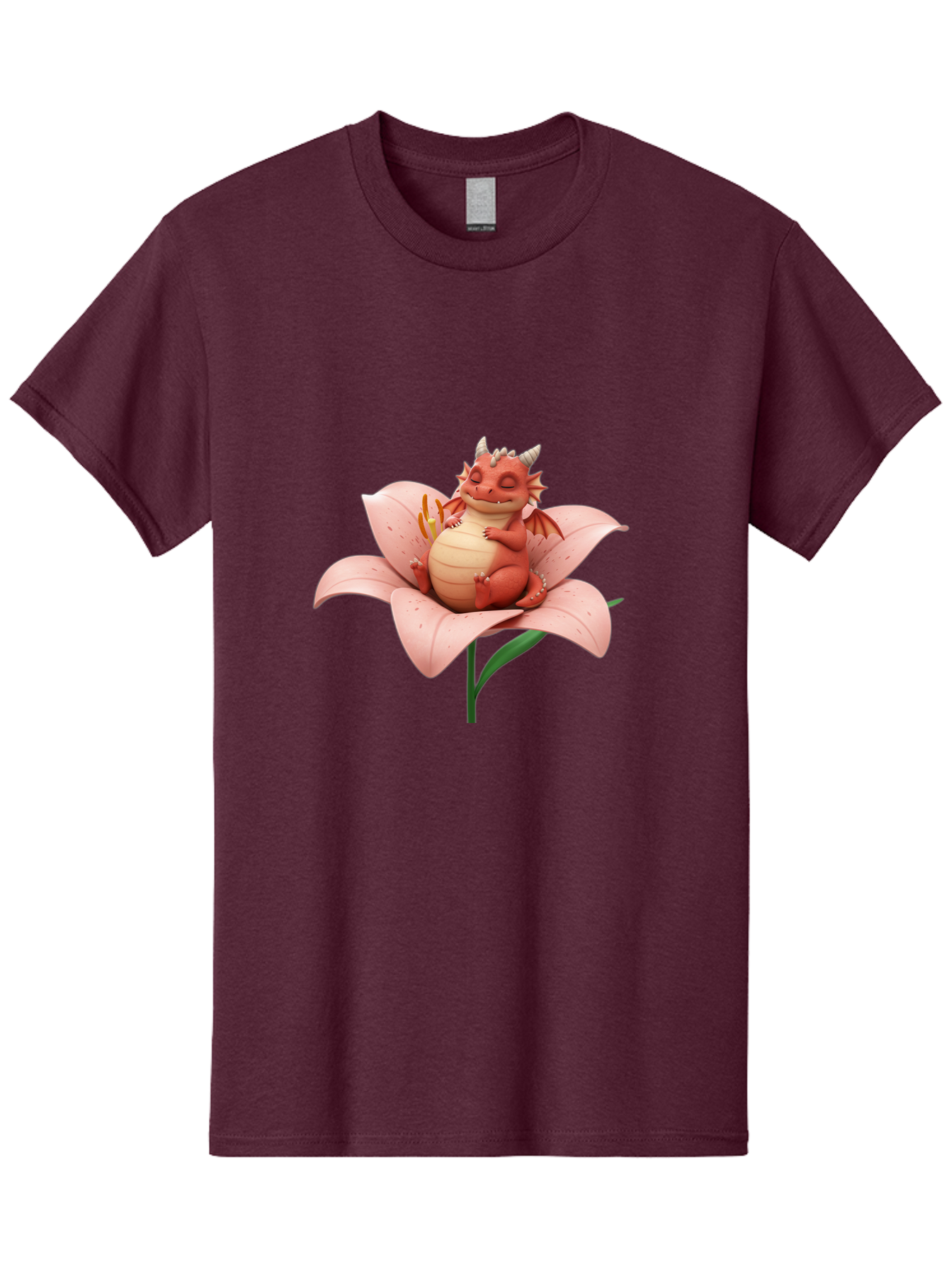 Dragon-On-Flower-2 Men'S Graphic Tee, 100% Cotton, Comfortable Casual Summer Wear, Machine Washable, Vintage Camera, Old Camera, Antique Camera, Black Camera, Classic Photography, Photography Equipment, Nostalgic Device, Film Camera, Baj454