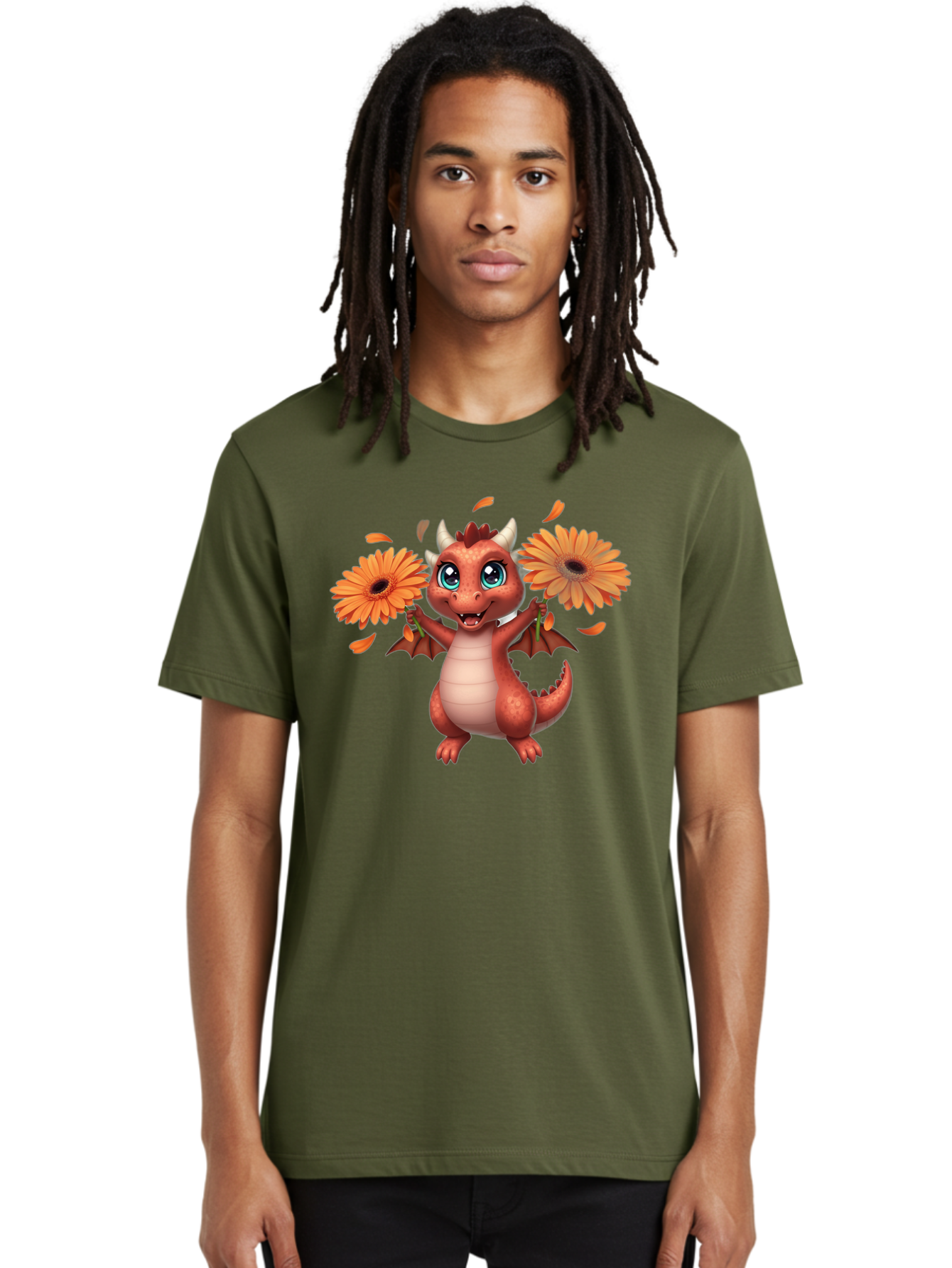 Dragon-With-Flowers Men'S Graphic Tee, 100% Cotton, Comfortable Casual Summer Wear, Machine Washable, Vintage Camera, Old Camera, Antique Camera, Black Camera, Classic Photography, Photography Equipment, Nostalgic Device, Film Camera, Baj458