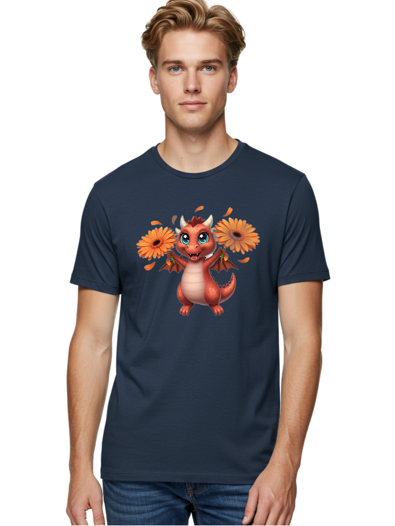 Dragon-With-Flowers Men'S Graphic Tee, 100% Cotton, Comfortable Casual Summer Wear, Machine Washable, Vintage Camera, Old Camera, Antique Camera, Black Camera, Classic Photography, Photography Equipment, Nostalgic Device, Film Camera, Baj458