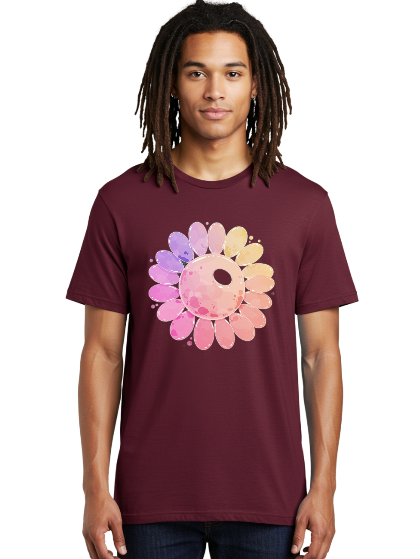 Flower Men'S Graphic Tee, 100% Cotton, Comfortable Casual Summer Wear, Machine Washable, Vintage Camera, Old Camera, Antique Camera, Black Camera, Classic Photography, Photography Equipment, Nostalgic Device, Film Camera, Camera Art Baj468