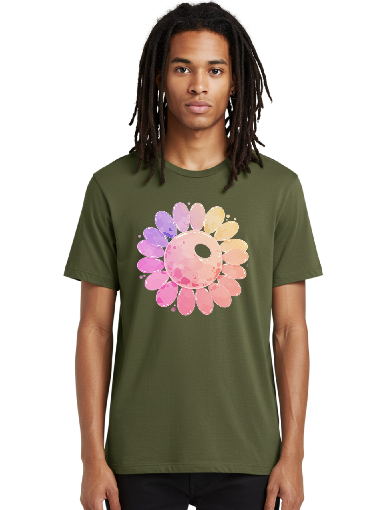 Flower Men'S Graphic Tee, 100% Cotton, Comfortable Casual Summer Wear, Machine Washable, Vintage Camera, Old Camera, Antique Camera, Black Camera, Classic Photography, Photography Equipment, Nostalgic Device, Film Camera, Camera Art Baj468