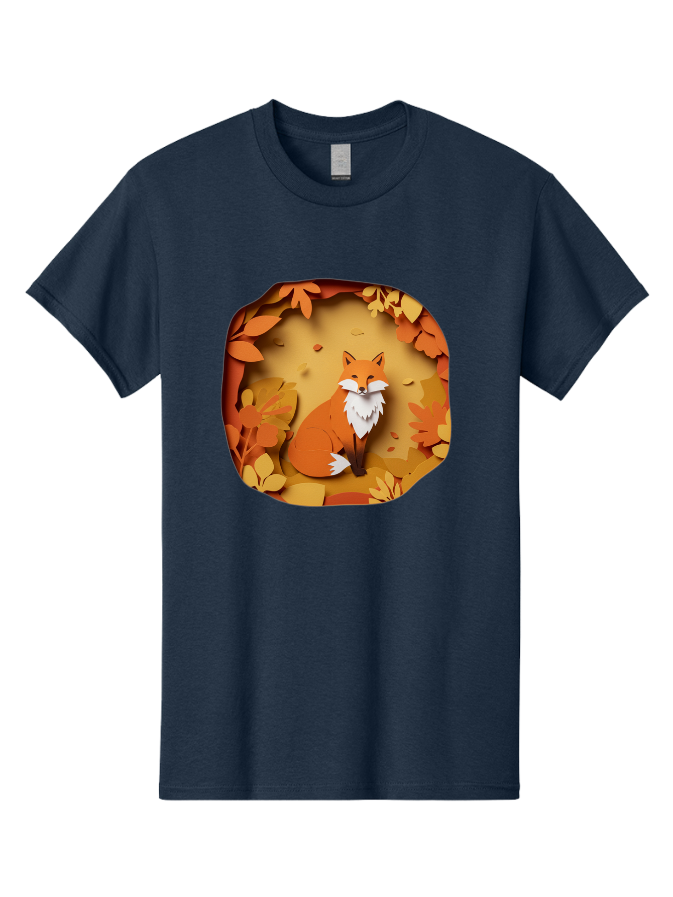 Fox-In-Leaves-1 Men'S Graphic Tee, 100% Cotton, Comfortable Casual Summer Wear, Machine Washable, Vintage Camera, Old Camera, Antique Camera, Black Camera, Classic Photography, Photography Equipment, Nostalgic Device, Film Camera, Camera Art Baj469