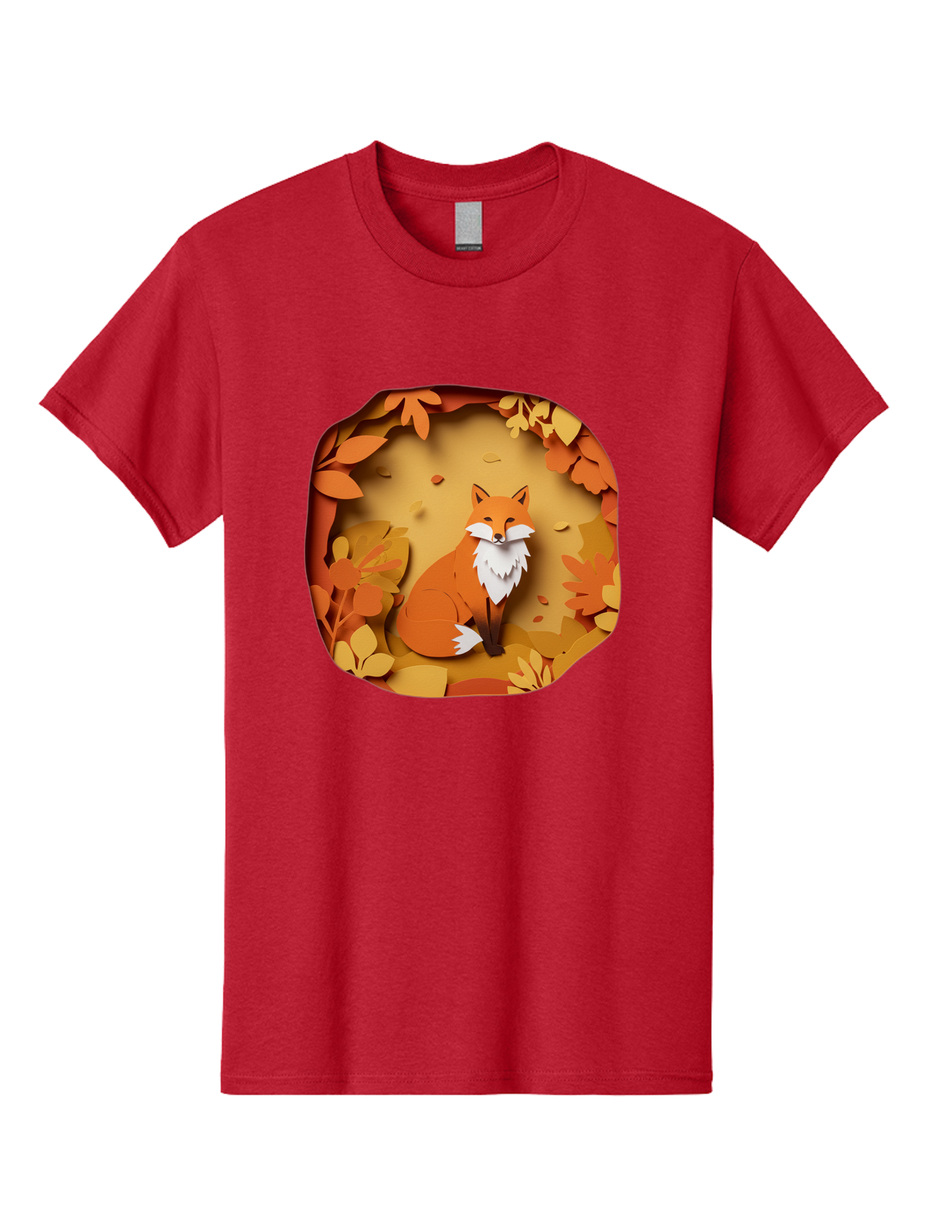 Fox-In-Leaves-1 Men'S Graphic Tee, 100% Cotton, Comfortable Casual Summer Wear, Machine Washable, Vintage Camera, Old Camera, Antique Camera, Black Camera, Classic Photography, Photography Equipment, Nostalgic Device, Film Camera, Camera Art Baj469
